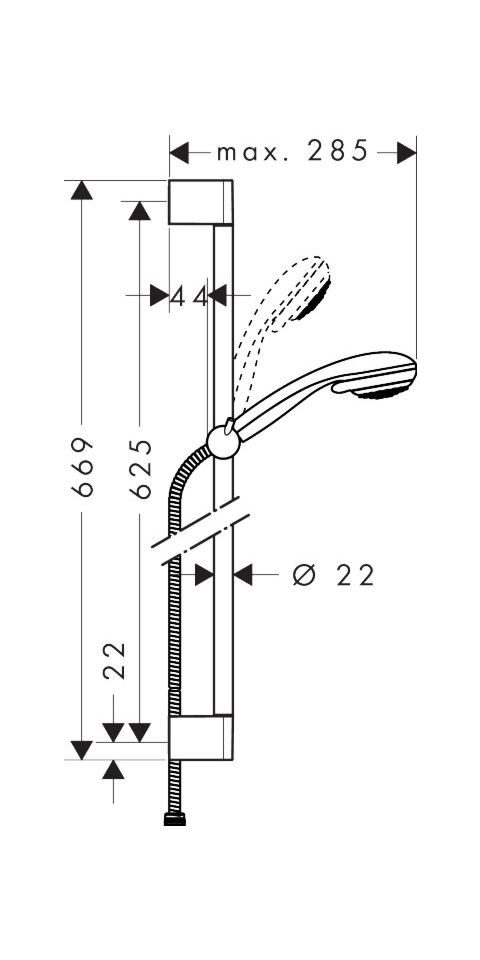 Thumbnail - hansgrohe Brausegarnitur