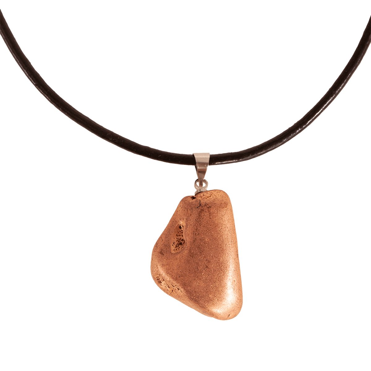 Kette mit Anhänger Halskette Kupfer-Nugget. günstig online kaufen