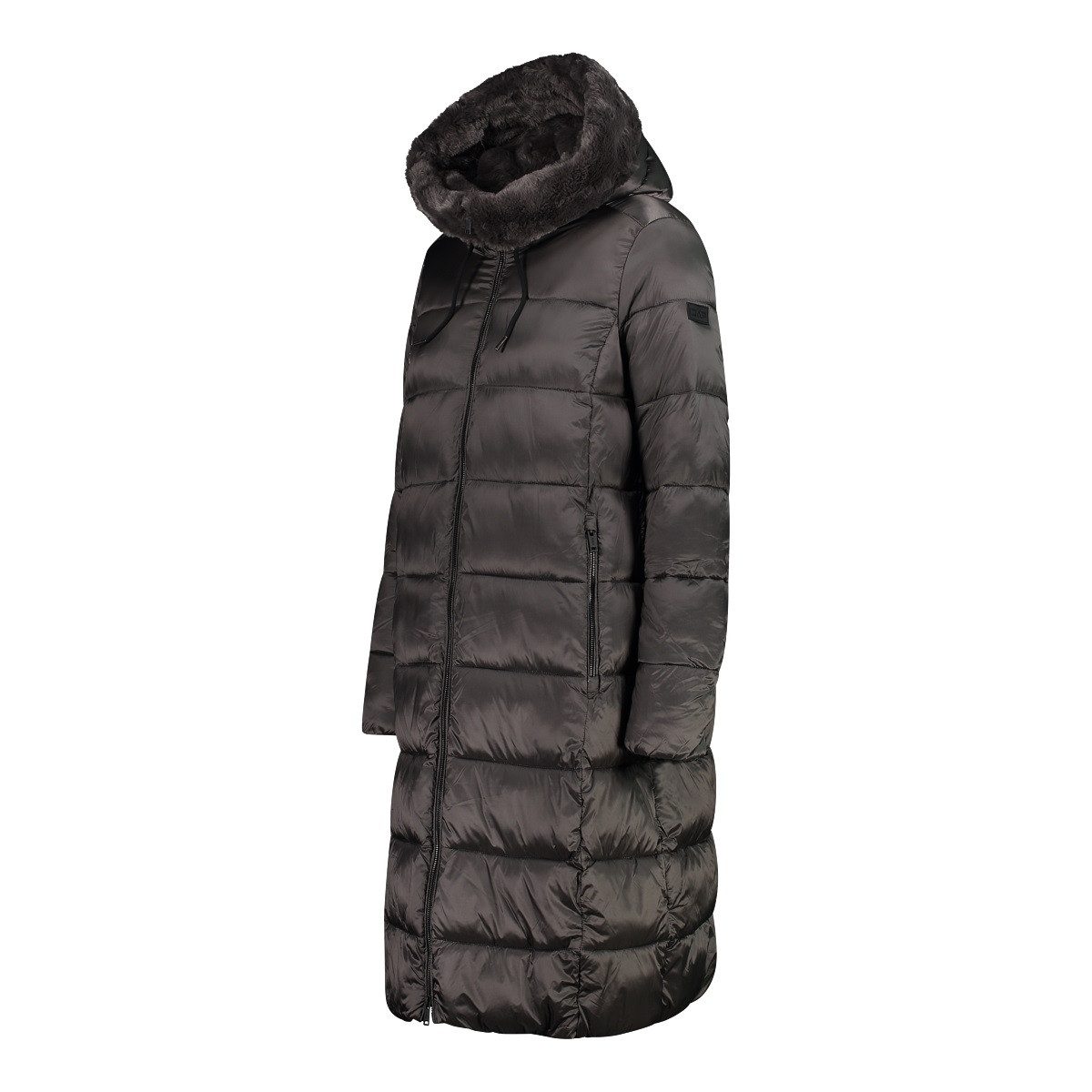CMP Wintermantel Coat Fix Hood (warm) grau Damen günstig online kaufen