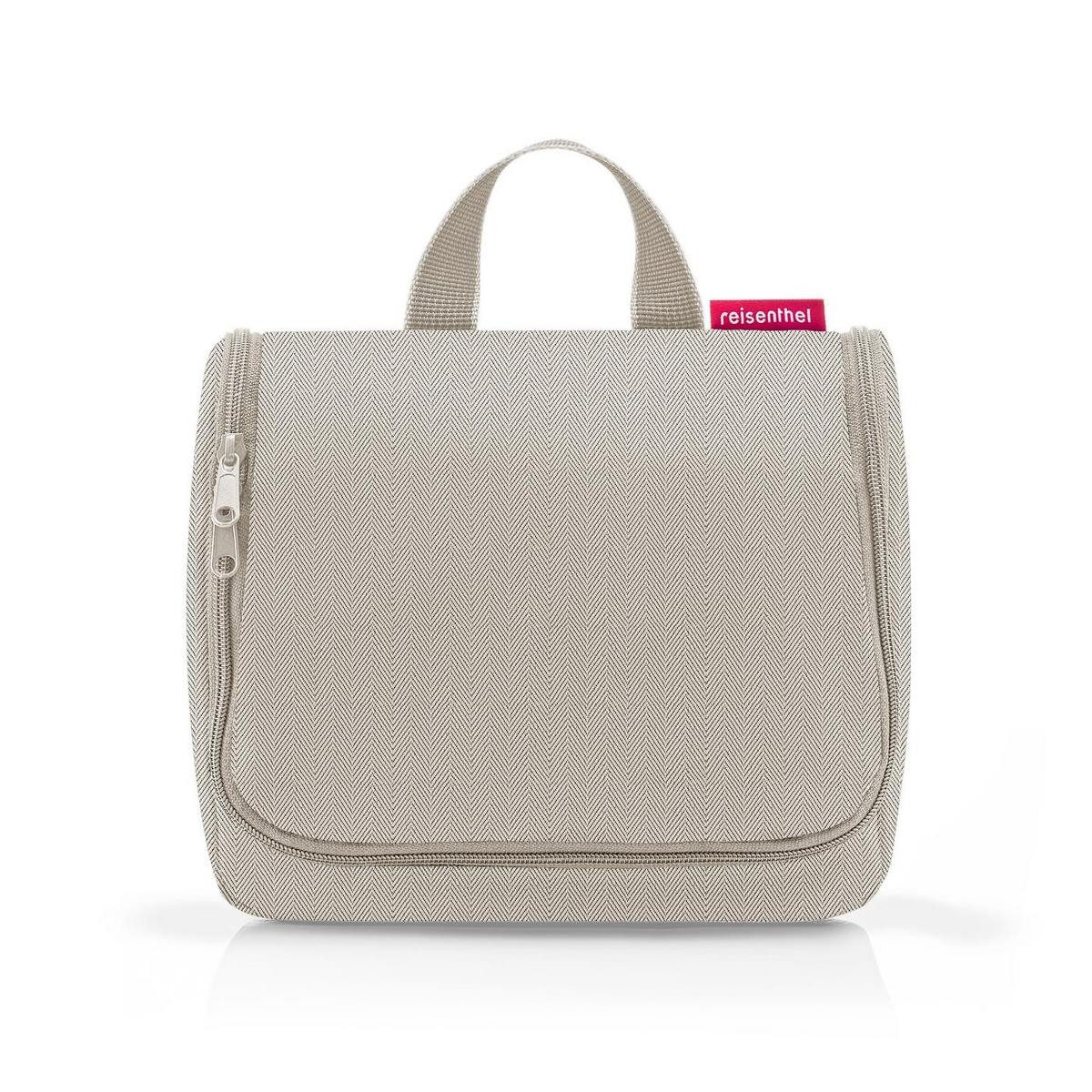 REISENTHEL® Kulturbeutel toiletbag herringbone sand, toiletbag günstig online kaufen