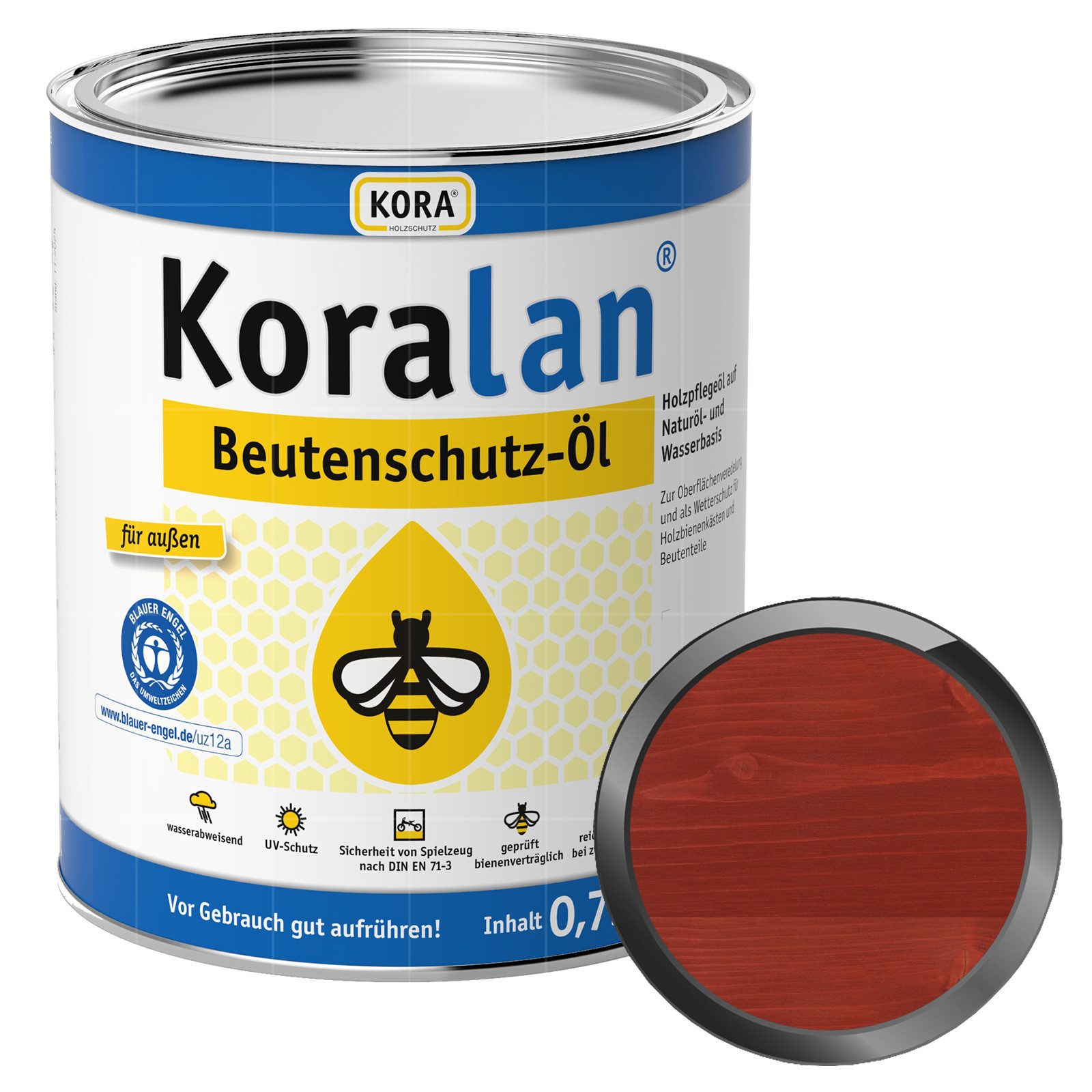 KORA Holzöl KORALAN BEUTENSCHUTZ-ÖL - 0.75 LTR