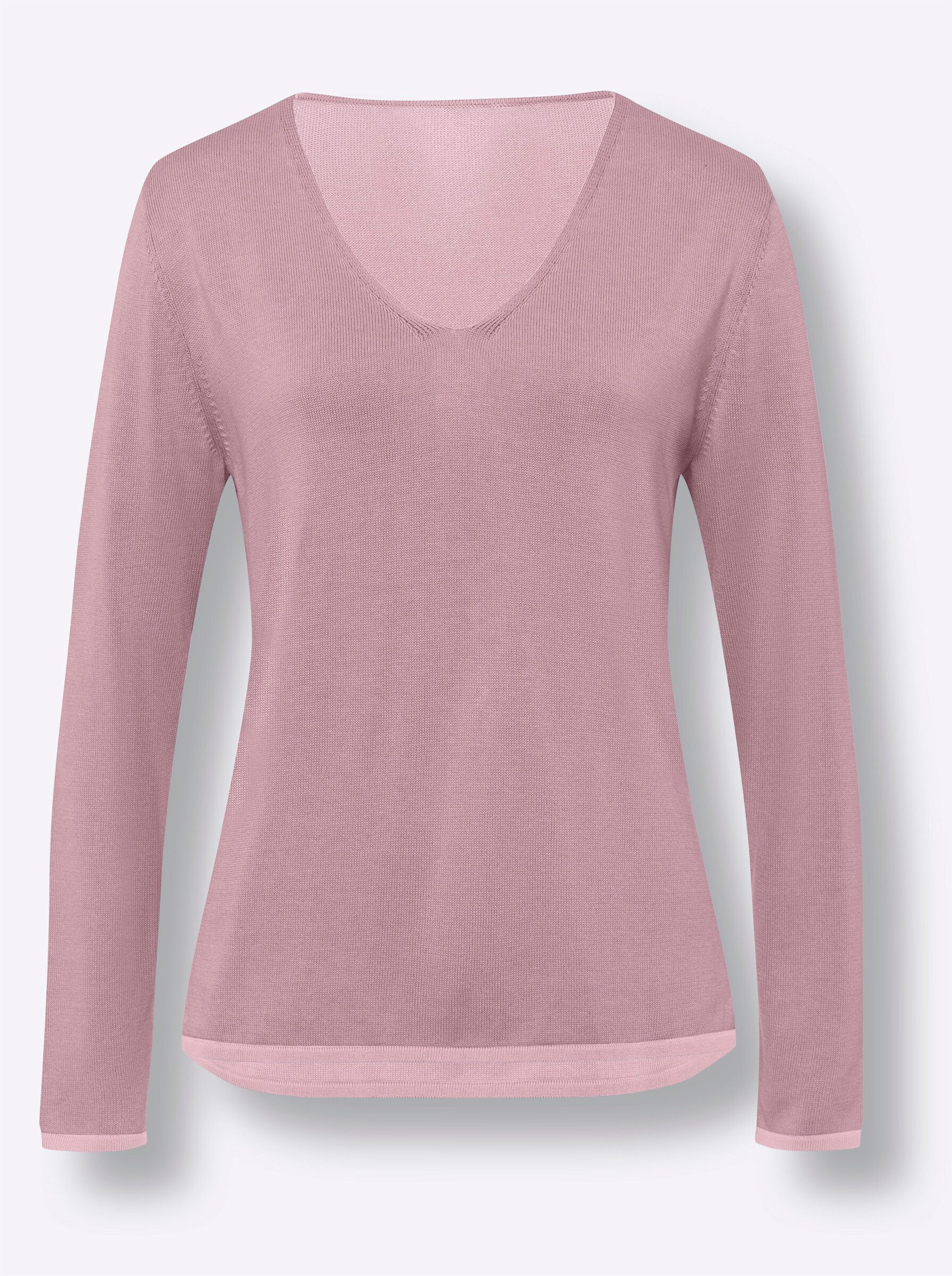 Strickpullover Pullover Langarm Feinstrick