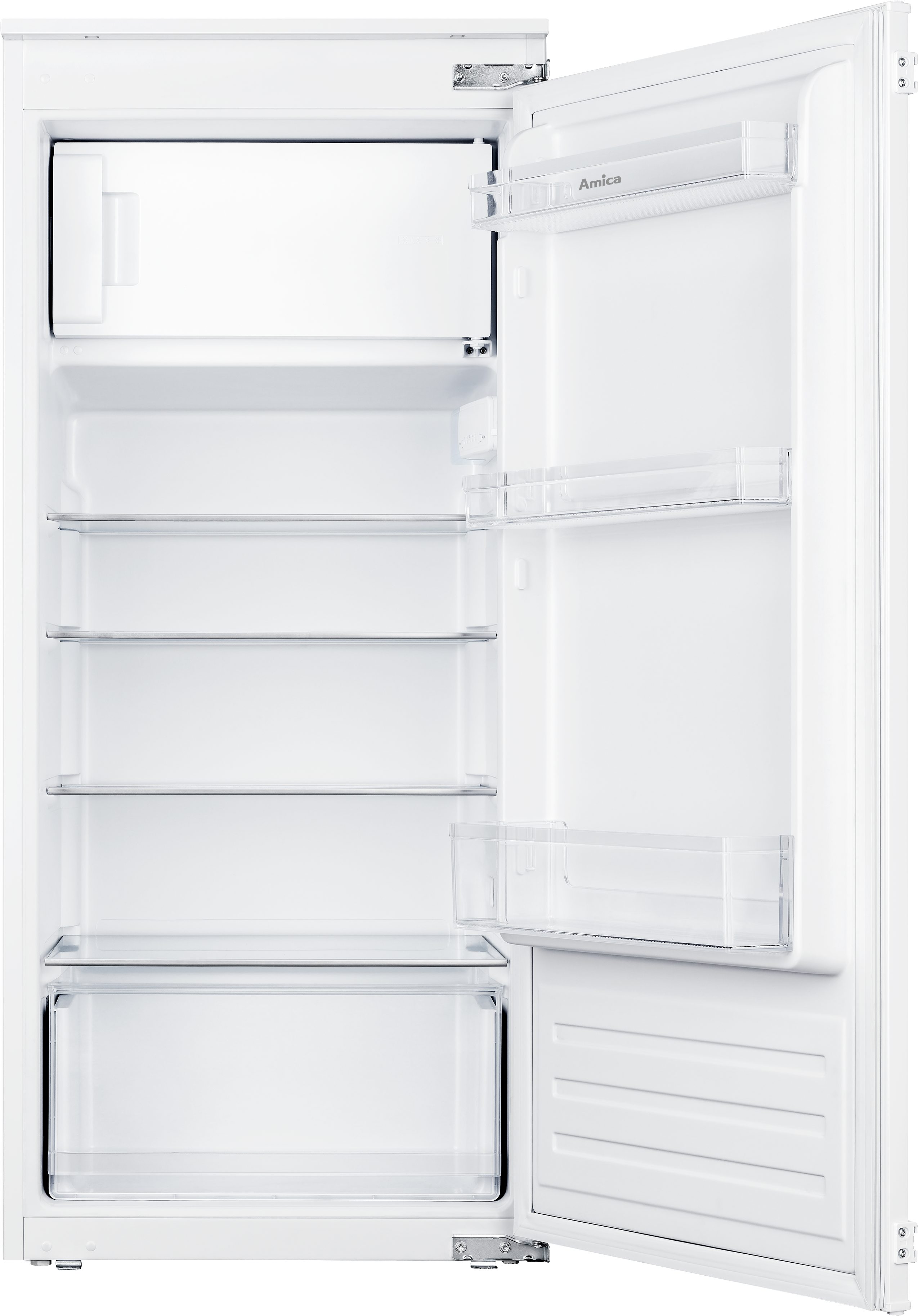 Amica Einbaukühlschrank EKS 16174/1, 122,1 cm hoch, 54 cm breit, Leiser Einbaukühlschrank für eine elegante Küche mit Extras