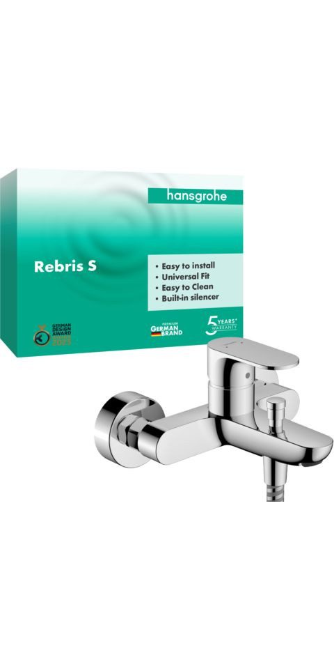 Hansgrohe Rebris S Einhebel-Wannenmischer Aufputz Chrom günstig online kaufen