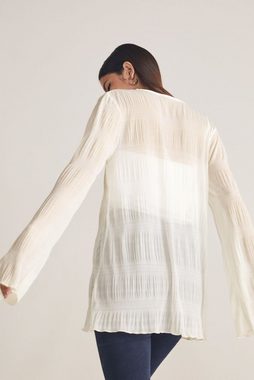 Next Longshirt Langes Top mit transparenter Struktur (1-tlg)