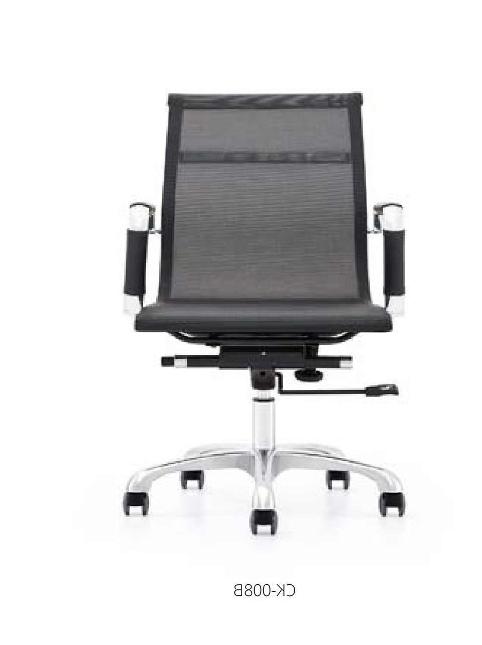 Xlmoebel Bürostuhl Edelstahl-Sessel von XLMOEBEL in Silber mit modernem Design, Made in Europa