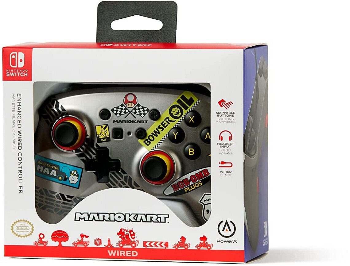 LEITZ PowerA PowerA Controller für Nintendo Switch, Mario Kart Controller