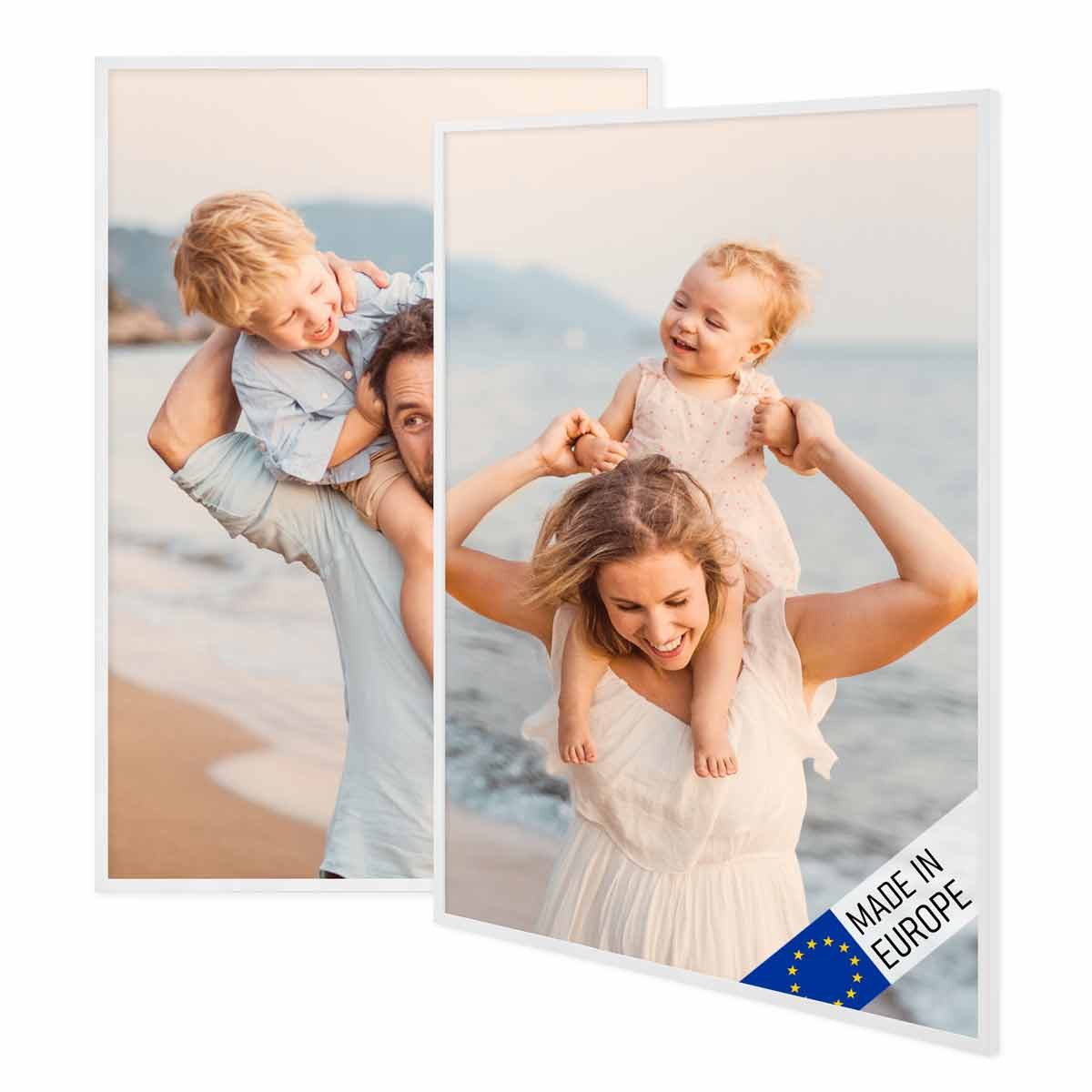 PHOTOLINI Bilderrahmen 2er Set Massivholz-Rahmen Modern günstig online kaufen
