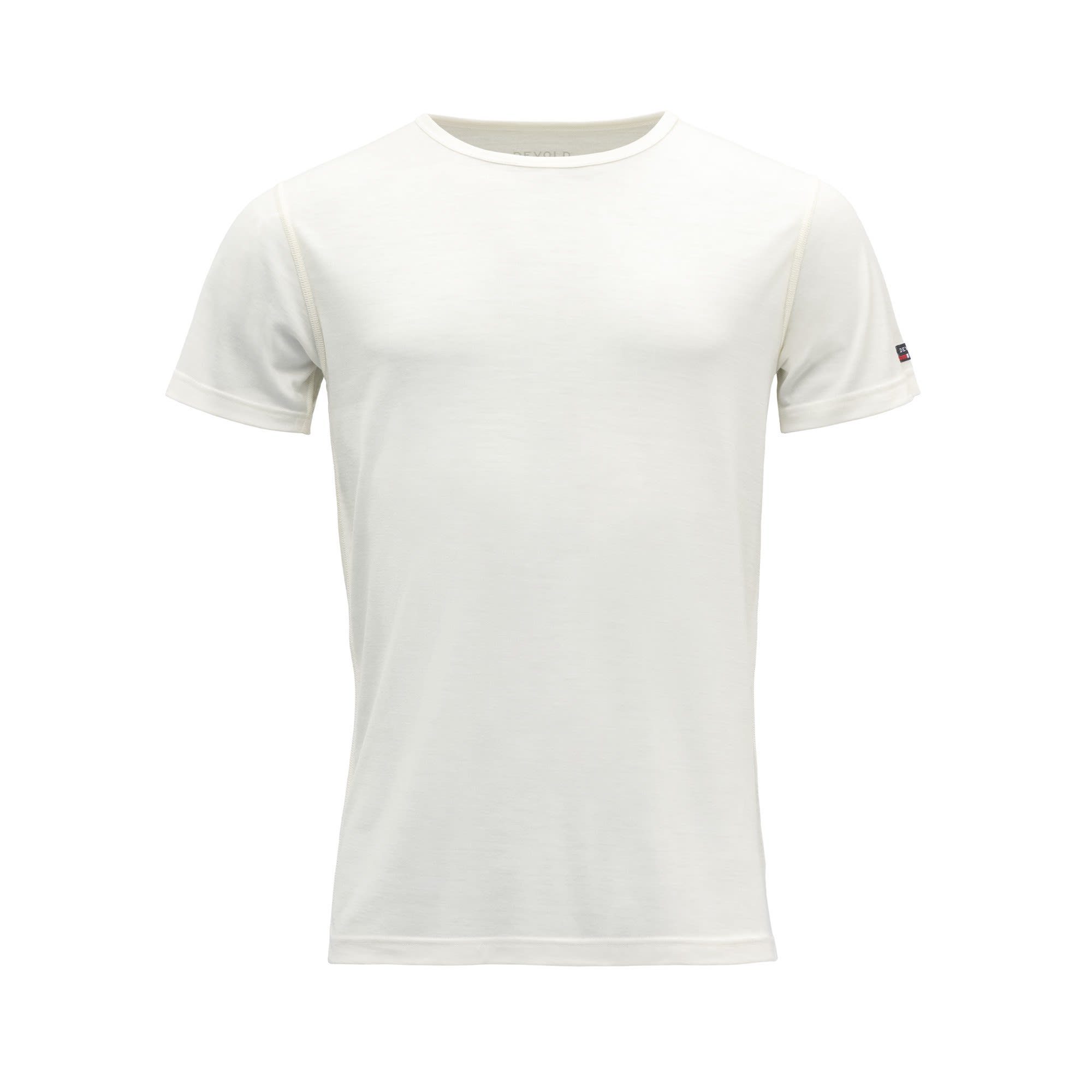Devold Langarmbluse Devold M Breeze Merino 150 T-shirt Herren White