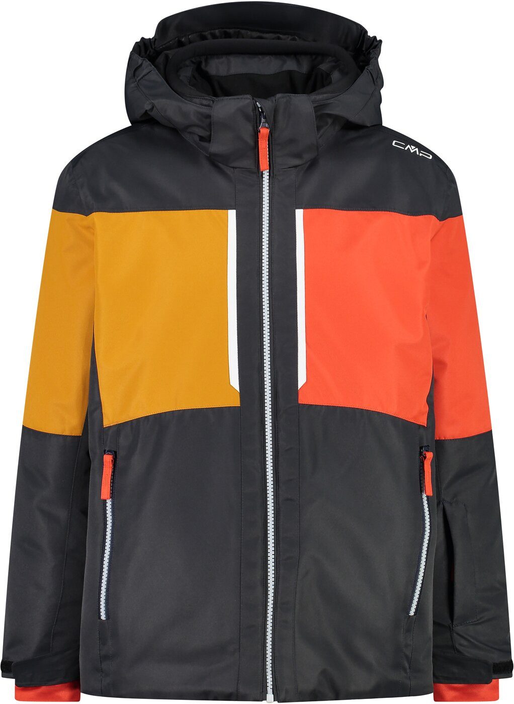 CMP Skijacke KID JACKET SNAPS HOOD ANTRACITE