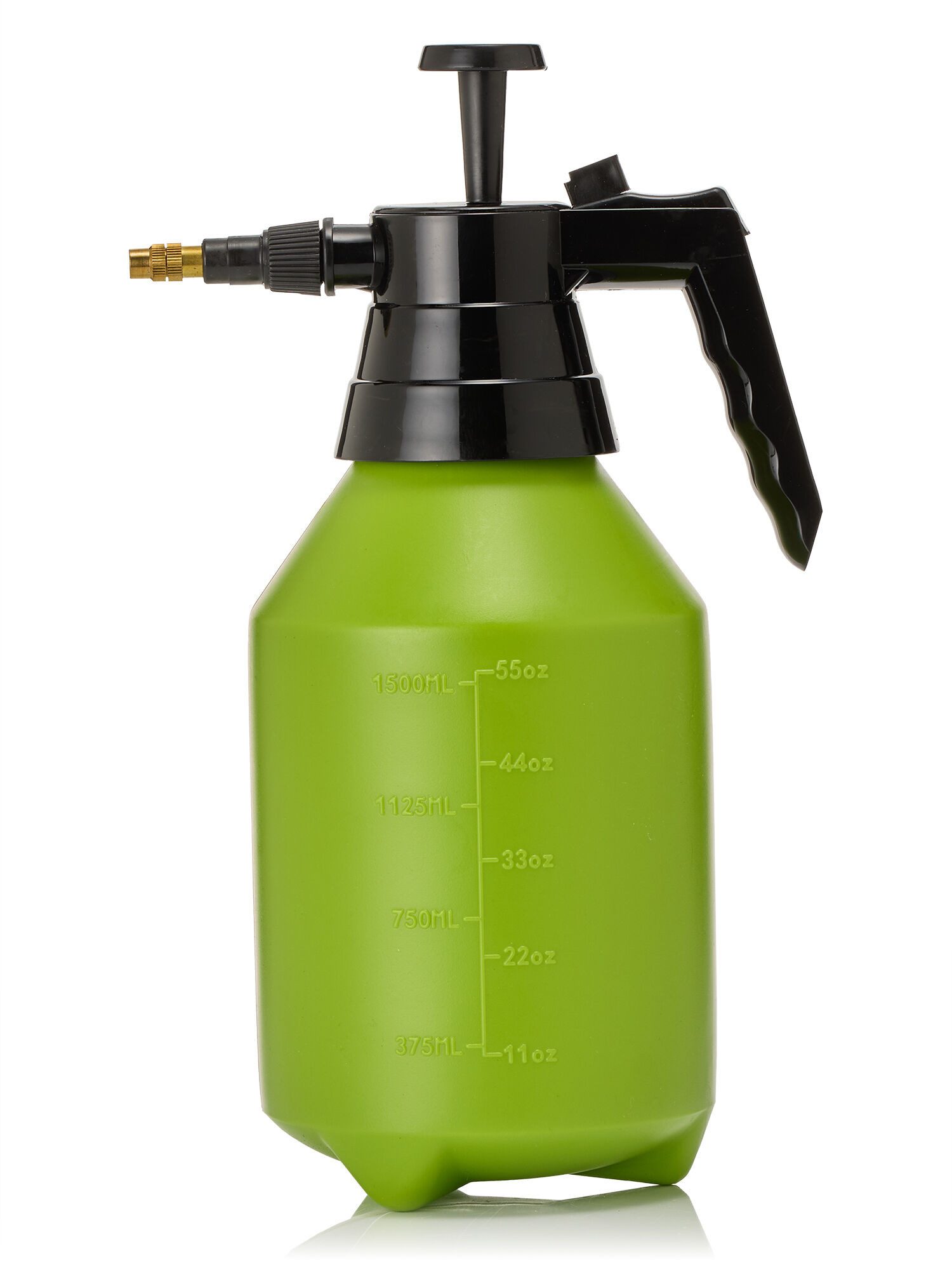 HiGloss Drucksprühgerät Garten- & Pflanzensprüher mit Sicherheitsventil, 1,5L mit Messingdüse, verstellbare Sprühdüse für Nebel & Strahl