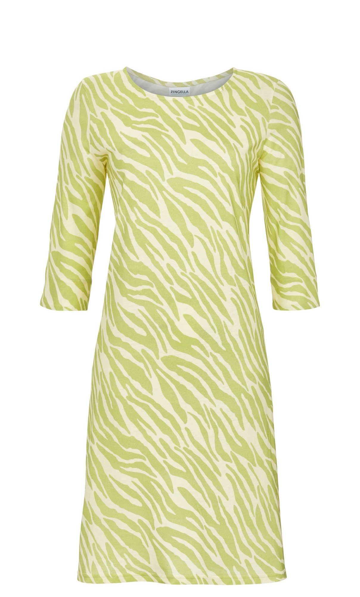 Ringella Nachthemd / Bigshirt im Zebradessin mit 3/4 Arm 50% Baumwolle 50% Modal
