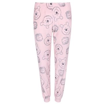 Sarcia.eu Schlafanzug Winnie the Pooh Disney Pink Damen Schlafanzug, Fleece-Pyjama XXS
