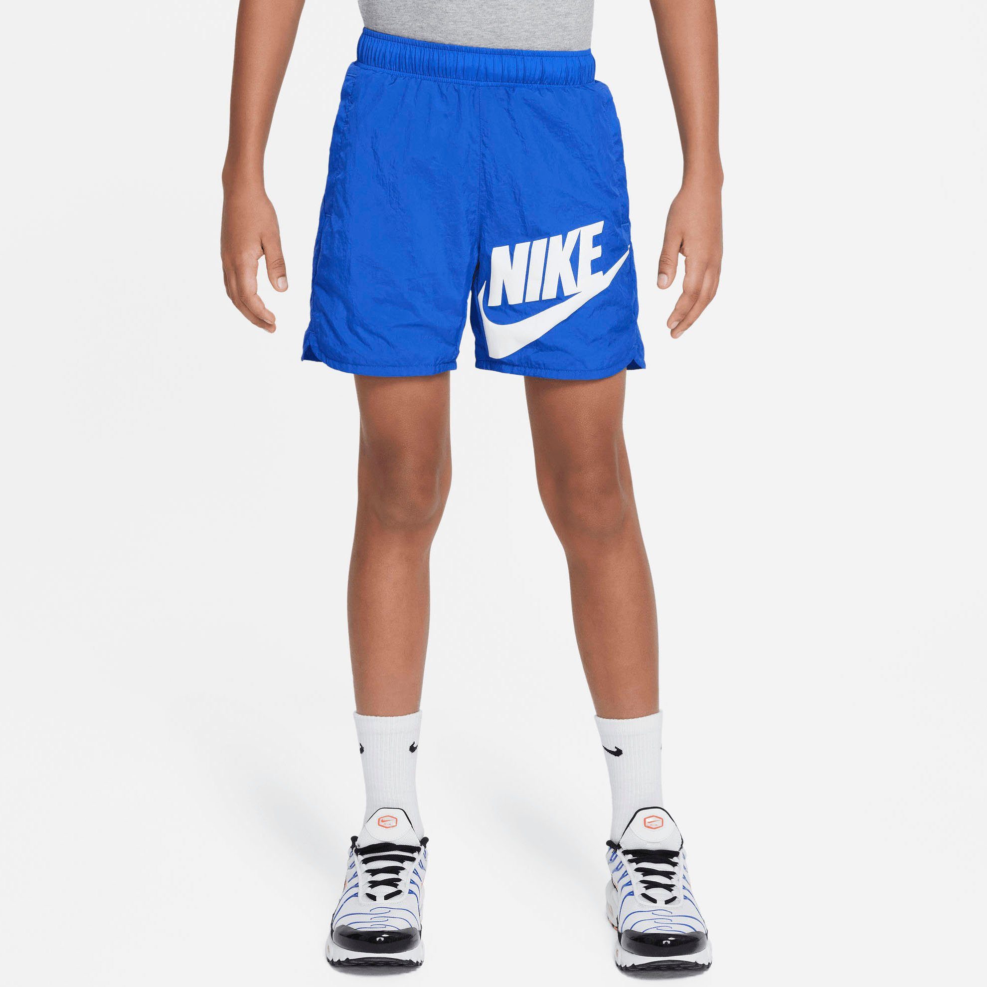 [Gute Qualität] Nike Sportswear Shorts Kids' Big Shorts Woven blau (Boys)