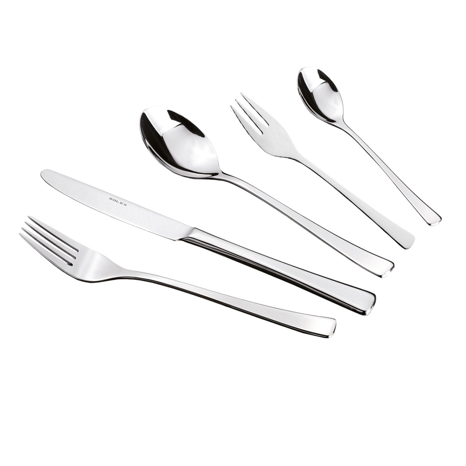 solex Besteck-Set Besteckset 30-tlg. Karina (30-tlg), 6 Personen, Edelstahl 18/10, glänzend