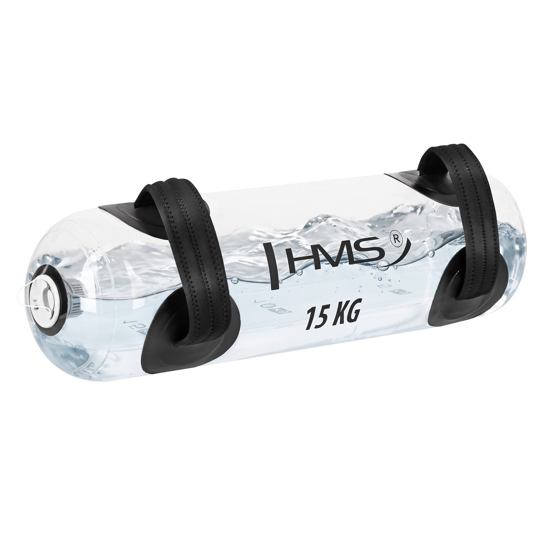 HMS Gewichtssack Trainingssack Wassersack Krafttraining, (Spar-Set, 75x21x21 cm befüllbar), 4 Neoprengriffe, bis 25 kg Wasser, Kunststoff, Fußpumpe