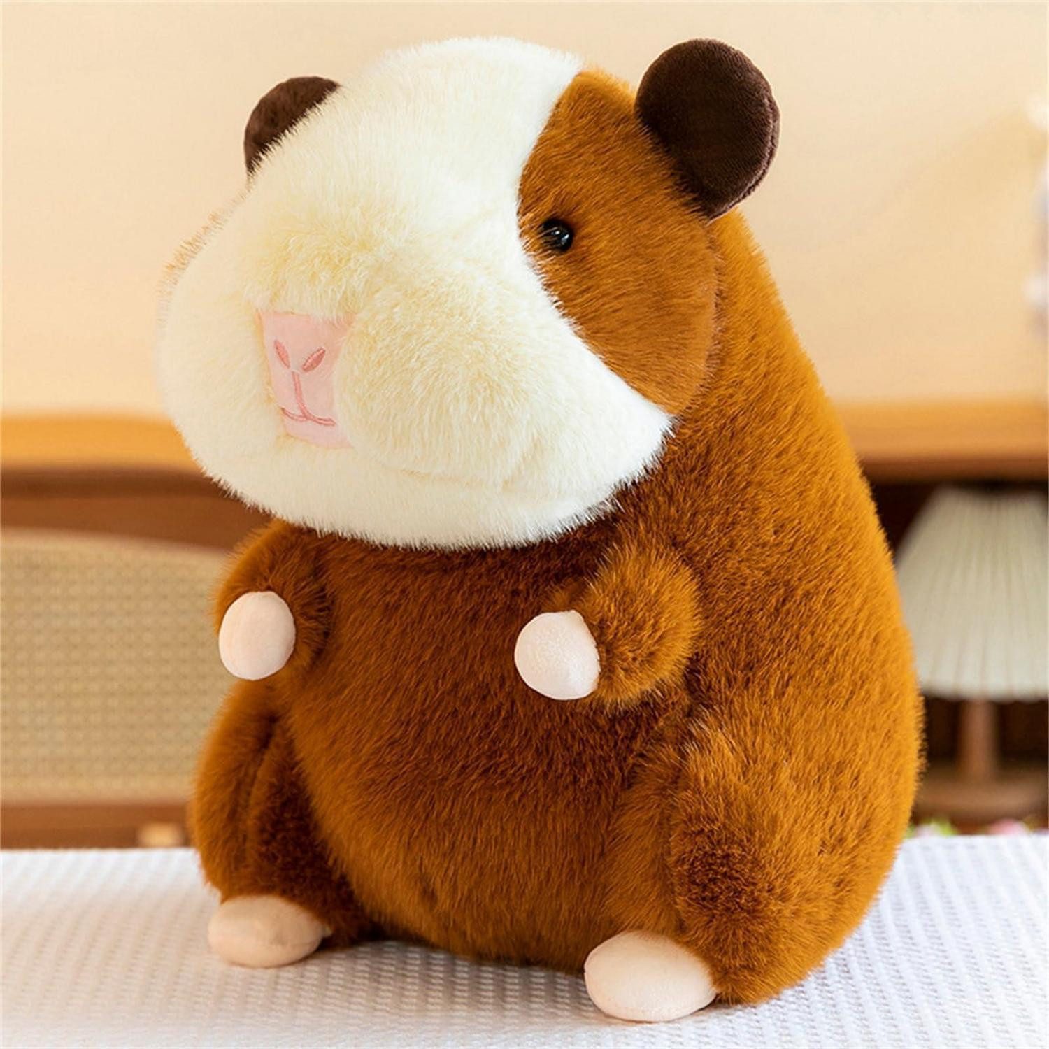 LuxusKollektion Kuscheltier Meerschweinchen Kuscheltier Spielzeug Geschenk Kinder 25 cm Braun