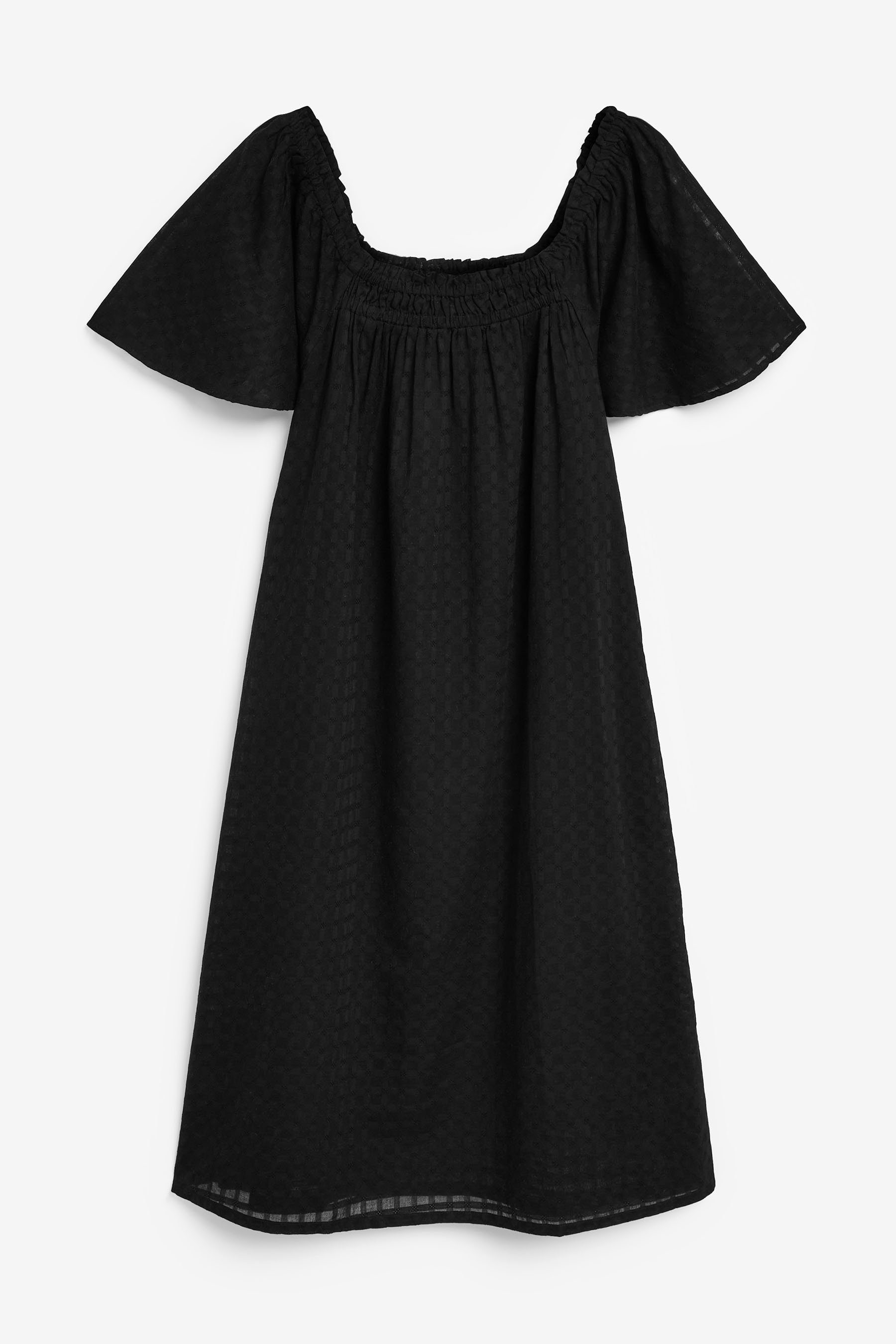 Nachthemd Next Black aus (1-tlg) Baumwolle Nachthemd