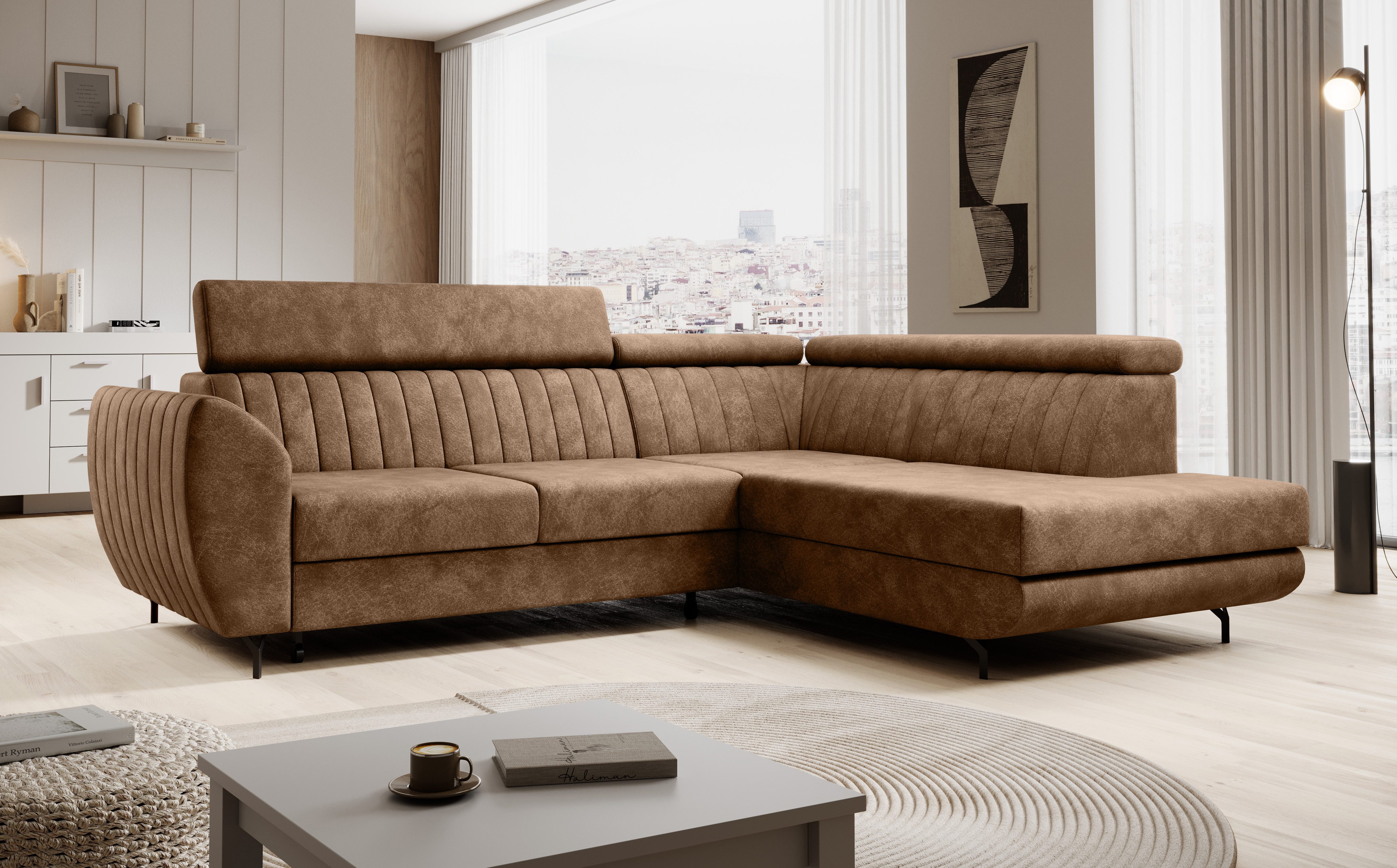 NEXT COLLECTION Ecksofa Spectre-L, mit Bettkasten, mit Schalffunktion