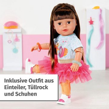 Baby Born Stehpuppe Style&Play, Sister brünett, 43 cm
