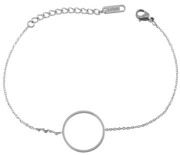 AKZENT Schmuckset Kris Schmuckset Kette und Armband aus Edelstahl silberfarbig (Schmuckset, inkl. Schmuckbox), Damen Schmuckset