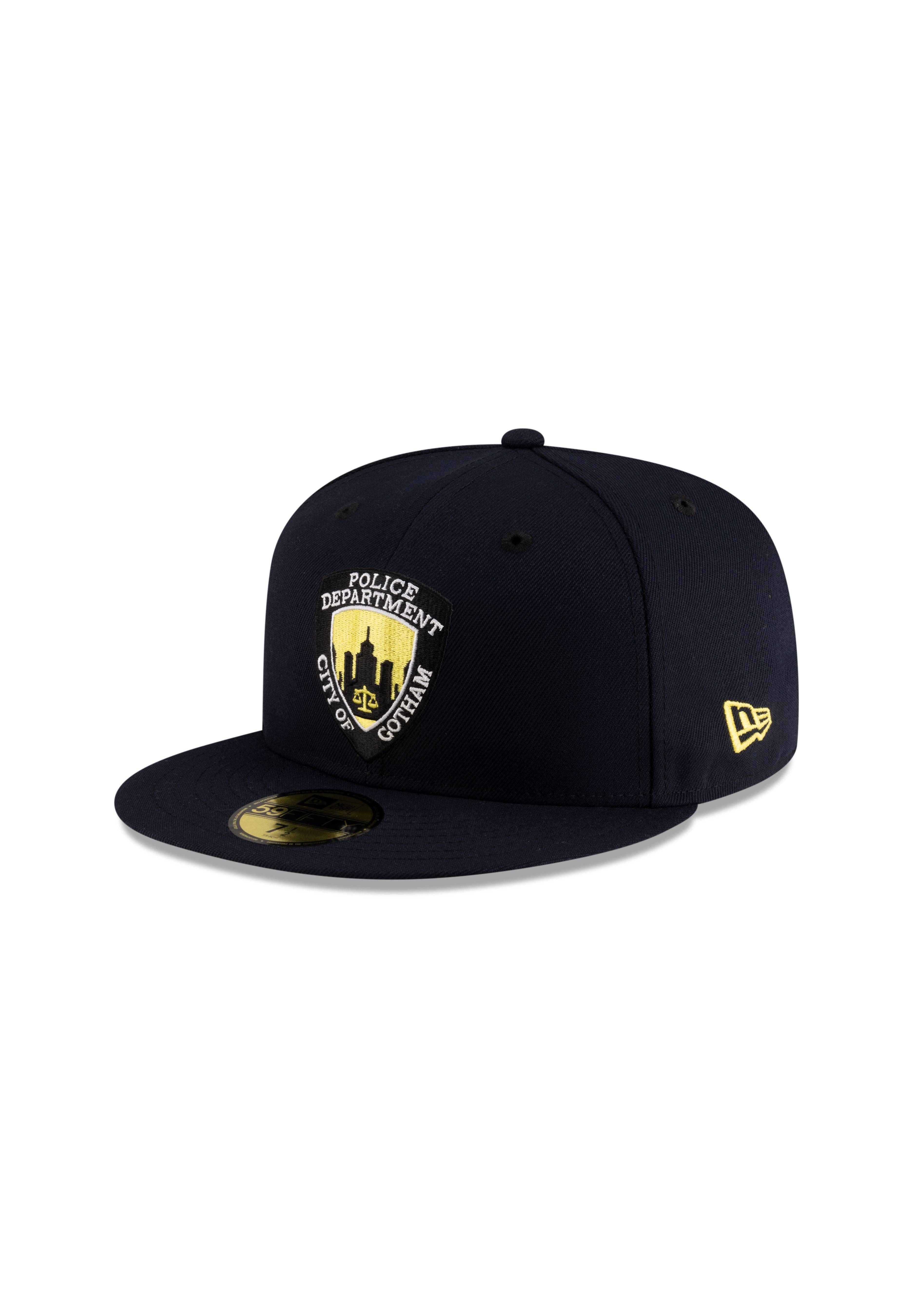 New Era Flat Cap Gotham City PD Batman DC Marineblau 59Fifty Basecap New Era (1-St)