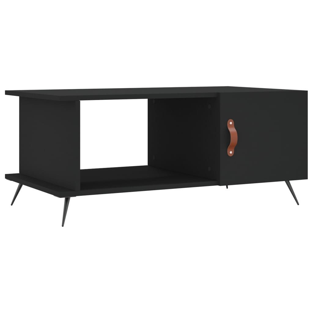 vidaXL Couchtisch Couchtisch Schwarz 90x50x40 cm Holzwerkstoff (1-St) günstig online kaufen