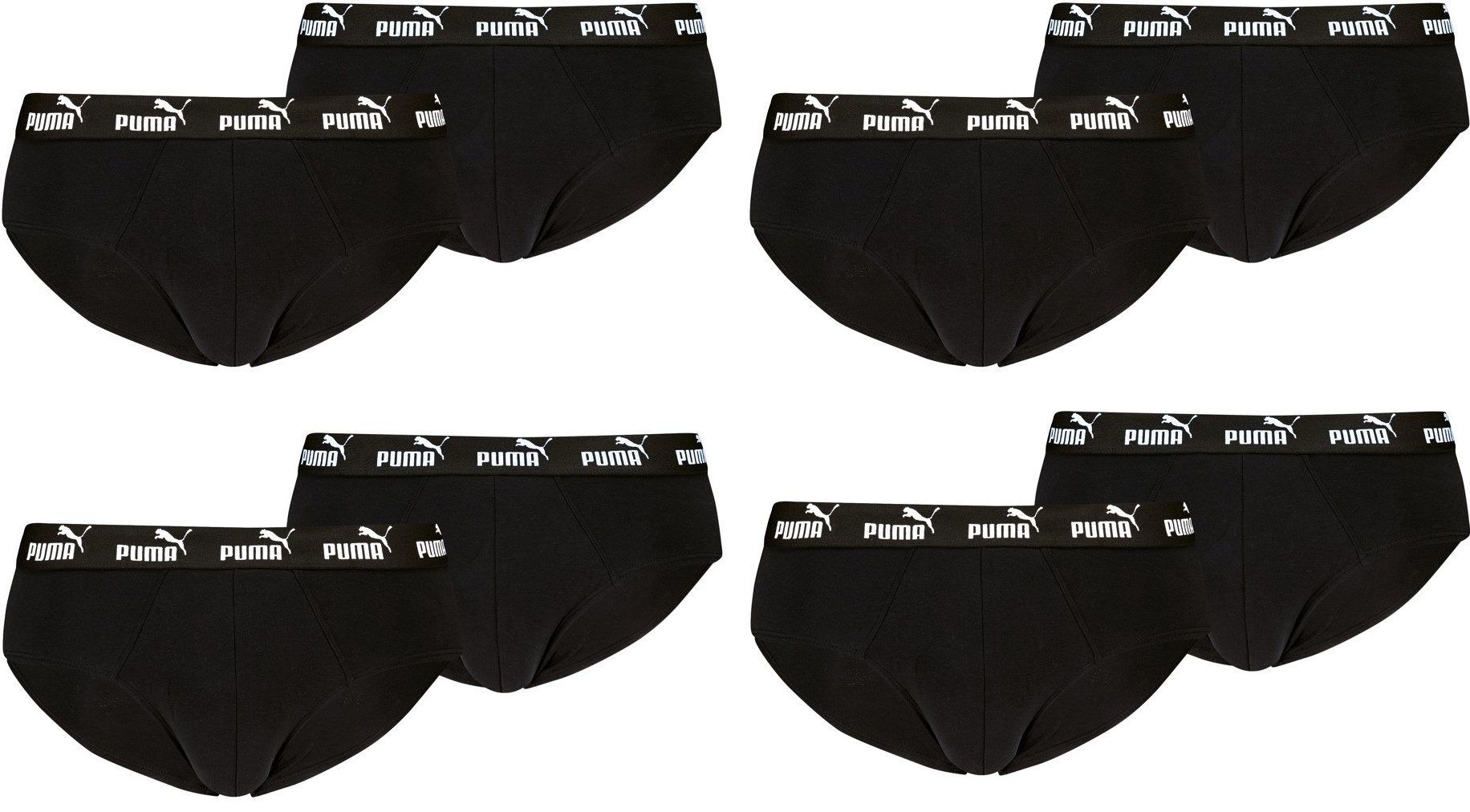 Schlüpfer PUMA Herren Unterwäsche Slips Brief im 8er Pack