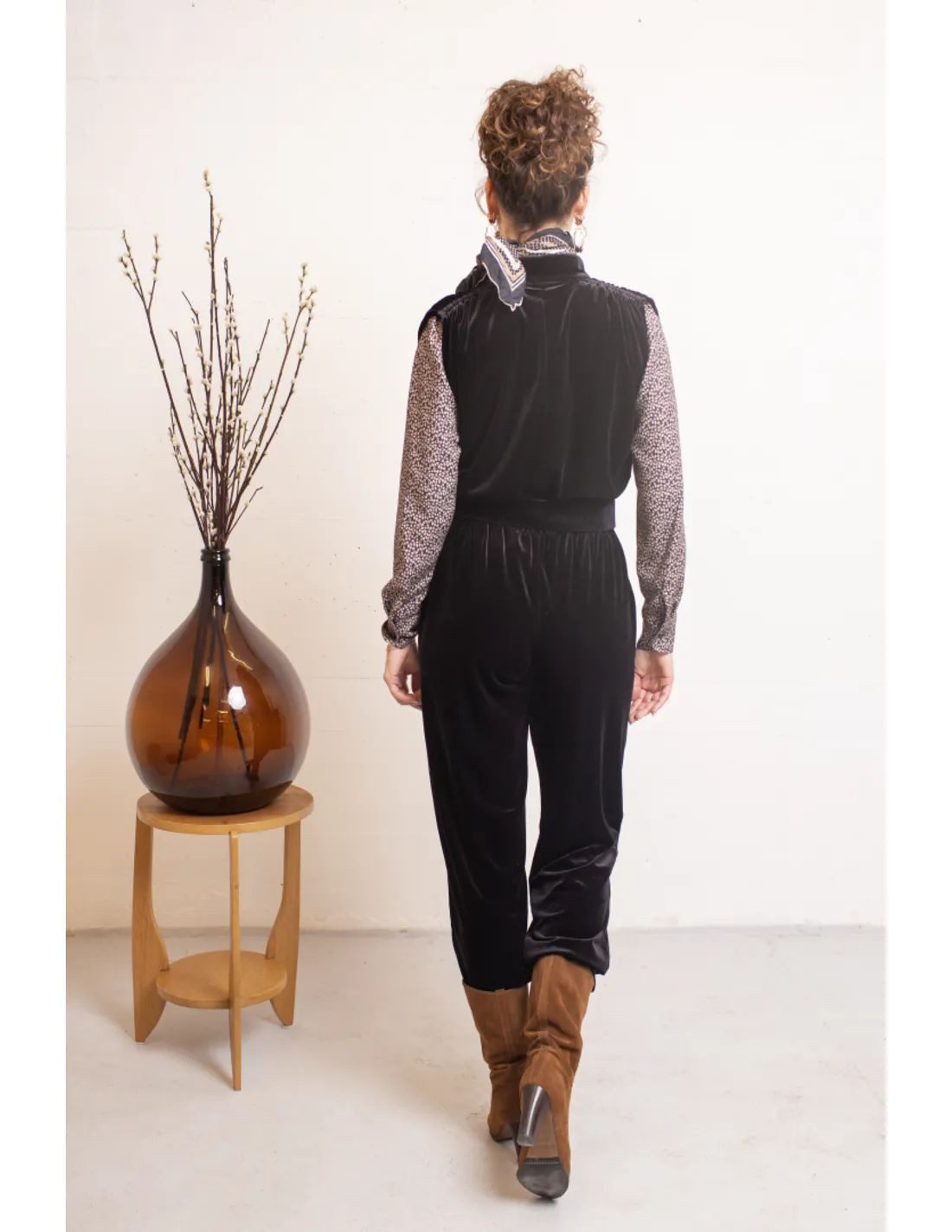 Very Cherry Jumpsuit Charlie Jumpsuite Steam Velvet - Overall fällt klein aus