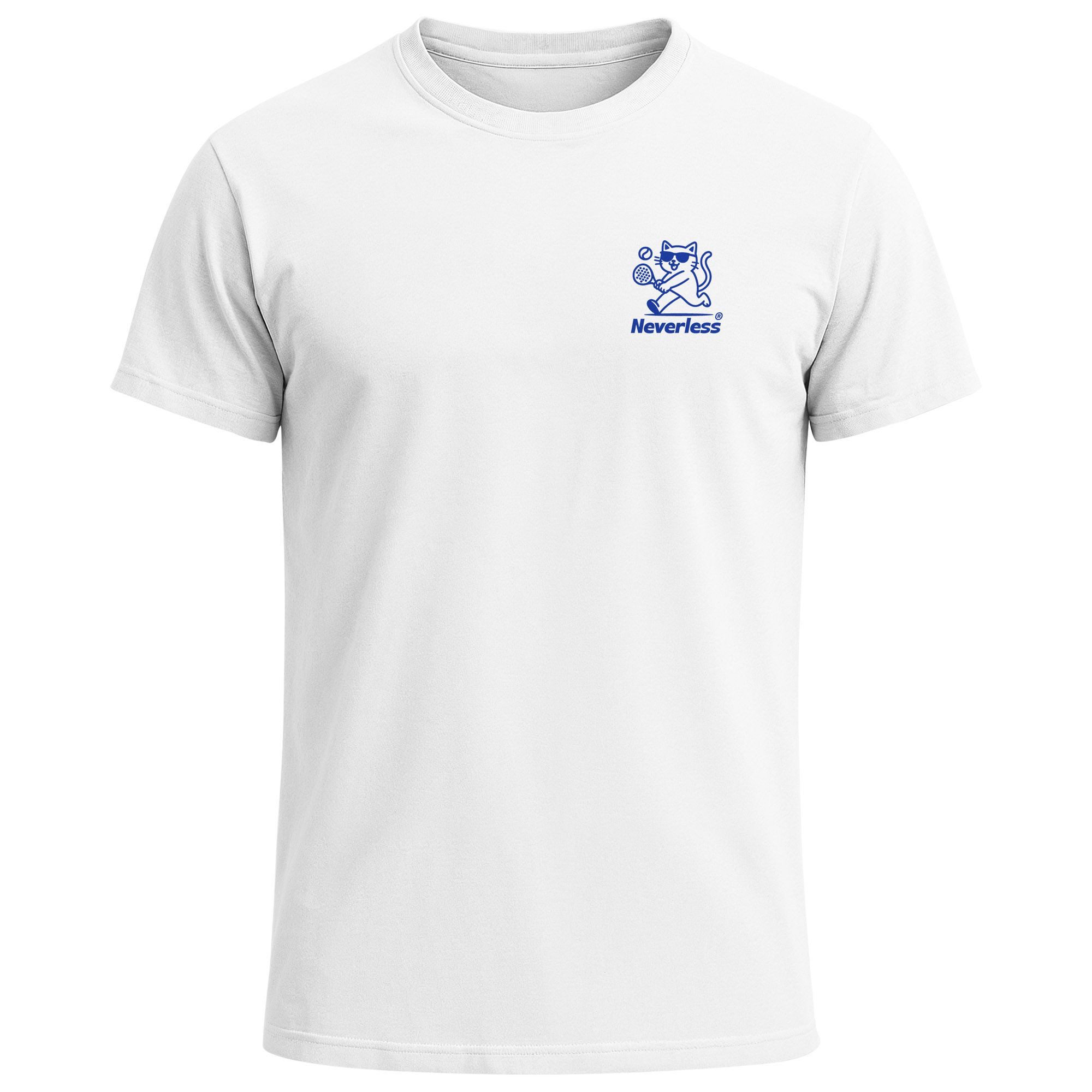 Neverless Print-Shirt Herren T-Shirt Backprint Padel Tennis Sport Funshirt günstig online kaufen