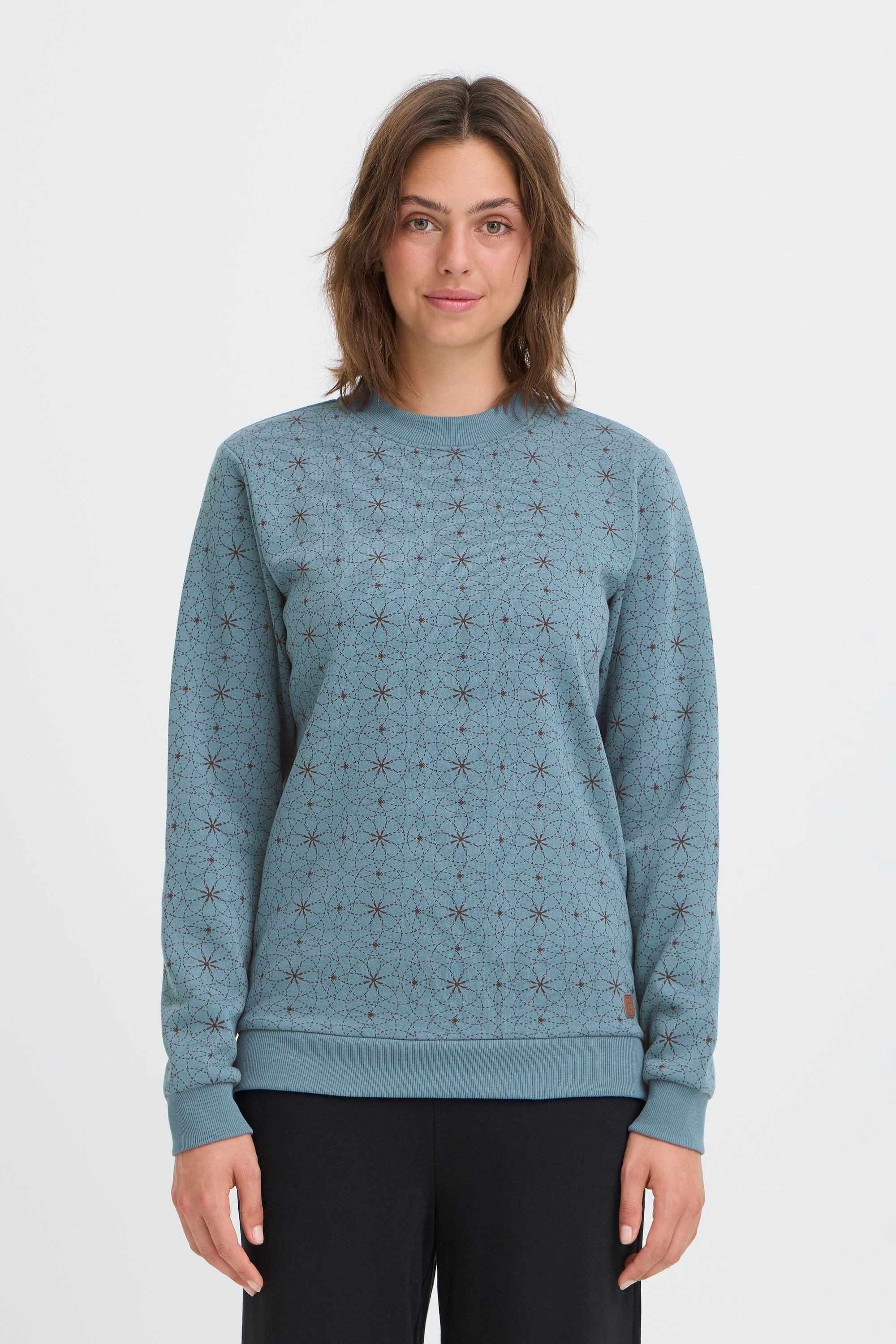 OXMO Sweater OXKaren Modischer Sweater mit Rippbündchen günstig online kaufen