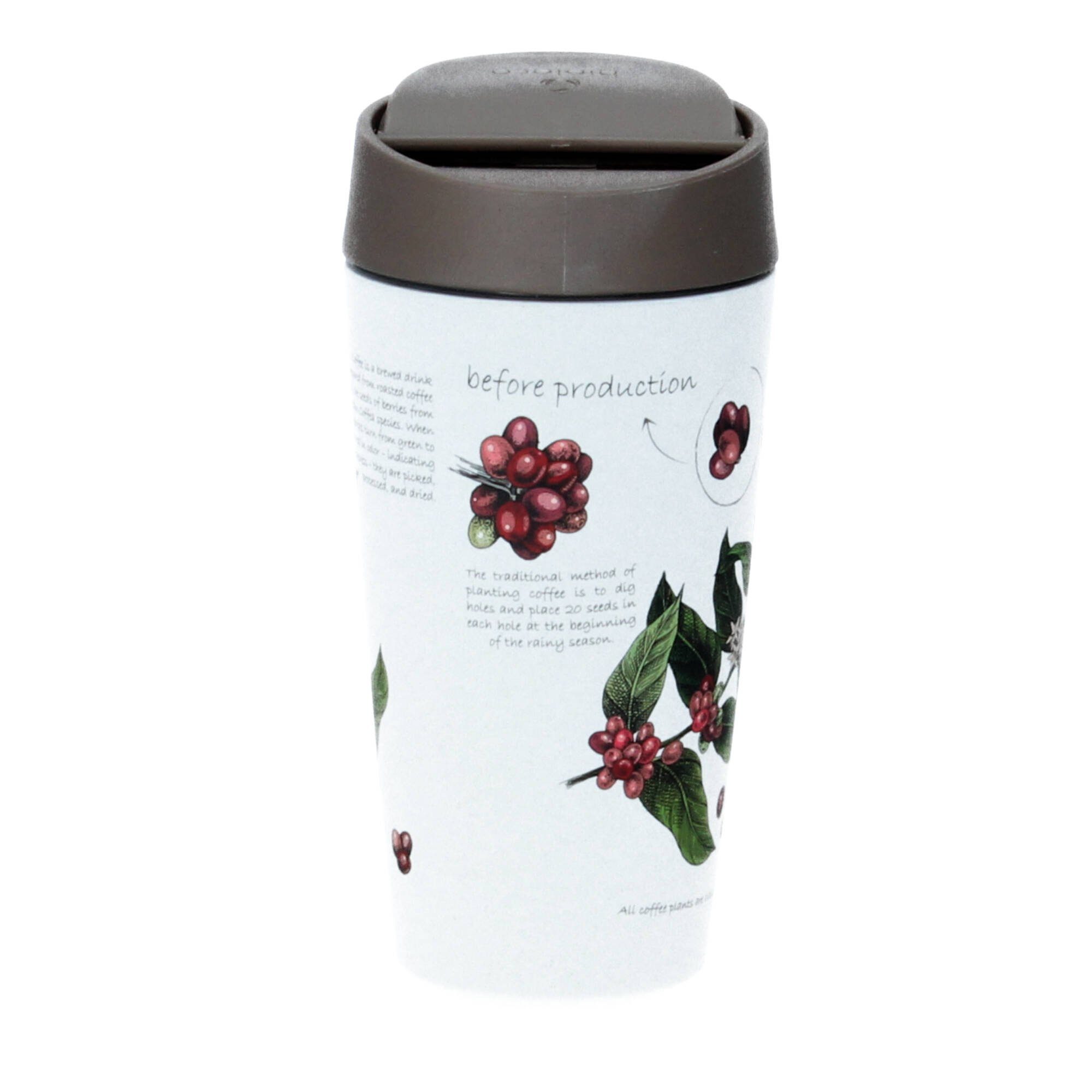 aus mic ml bioloco Pflanzenzucker) plant deluxe GmbH coffee, PLA Coffee-to-go-Becher (Kunststoff 420 chic cup