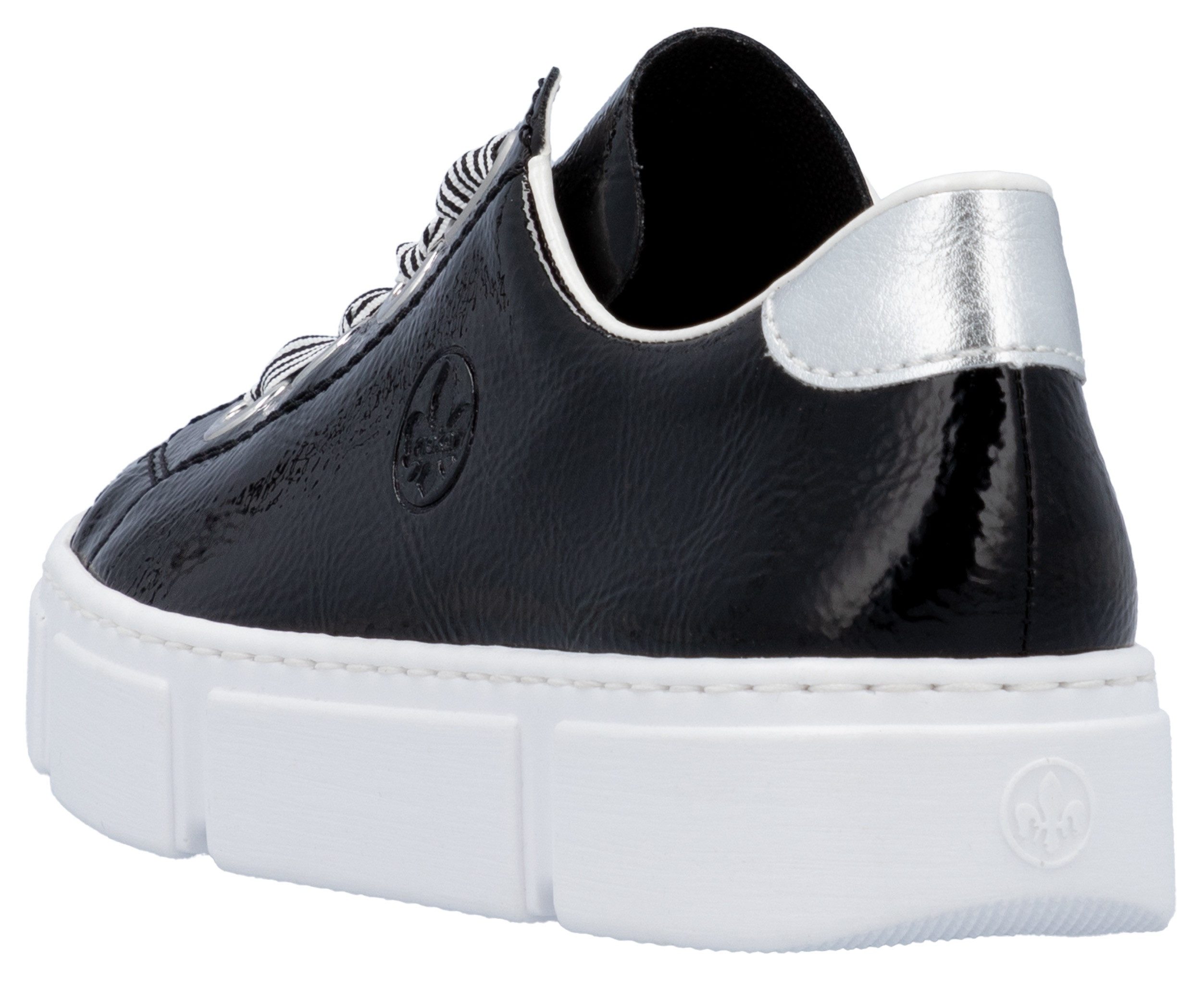 Rieker Sneaker mit trendigen Schnürsenkeln, Freizeitschuh, günstig online kaufen