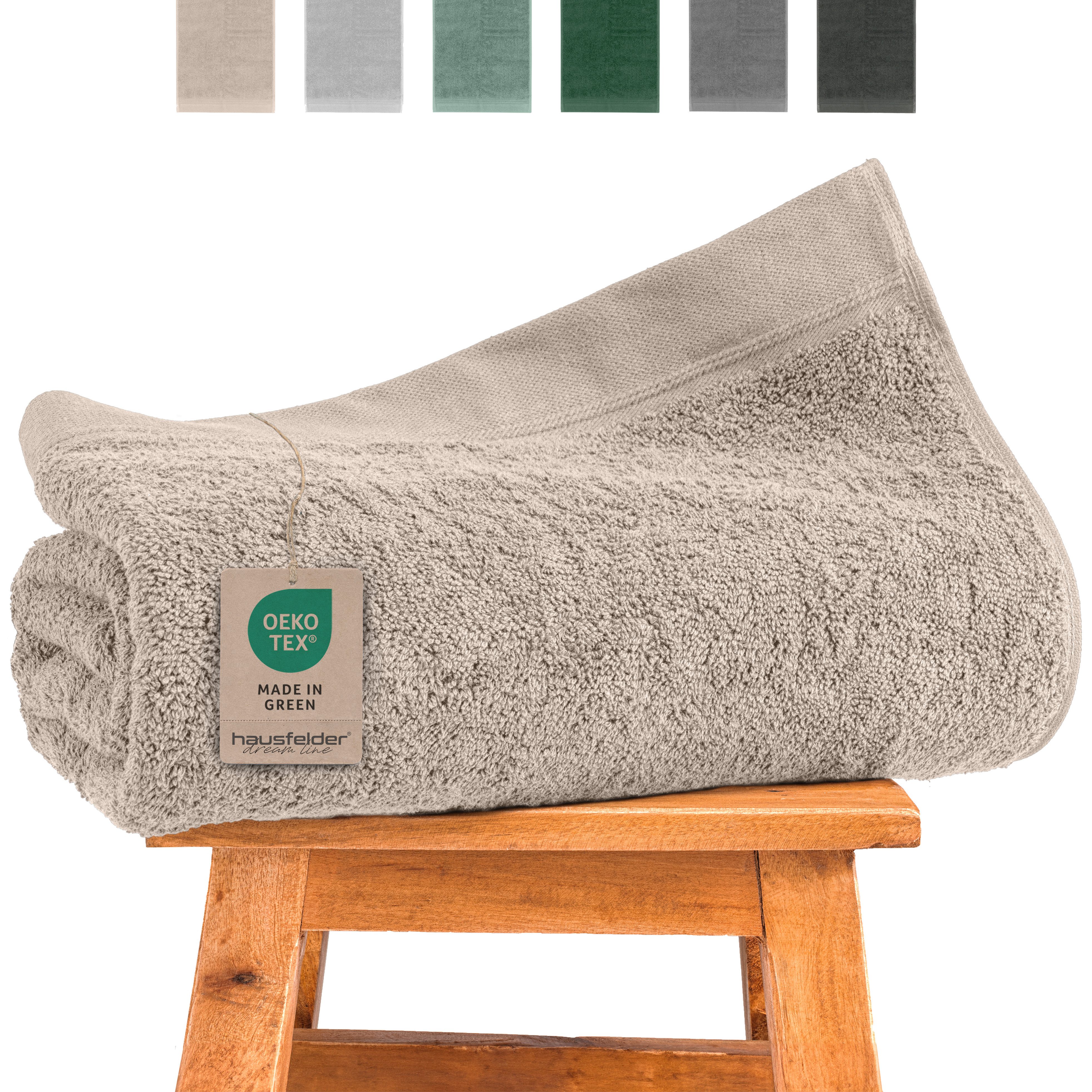 Hausfelder Handtücher Saunatuch (Beige, 1 Saunatuch, günstig online kaufen