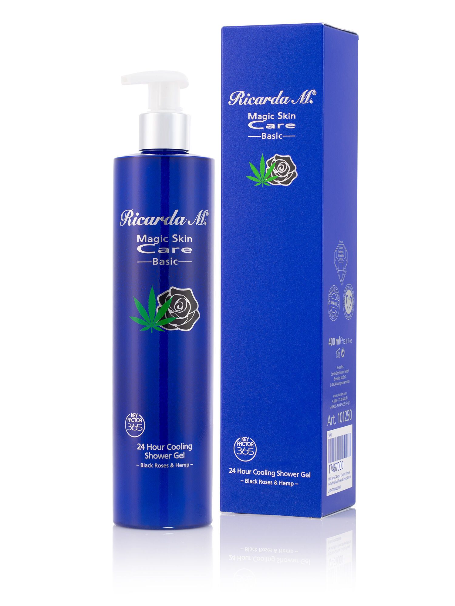 Duschgel "MSC 24 Hour Shower Gel - Black Roses & Hemp"