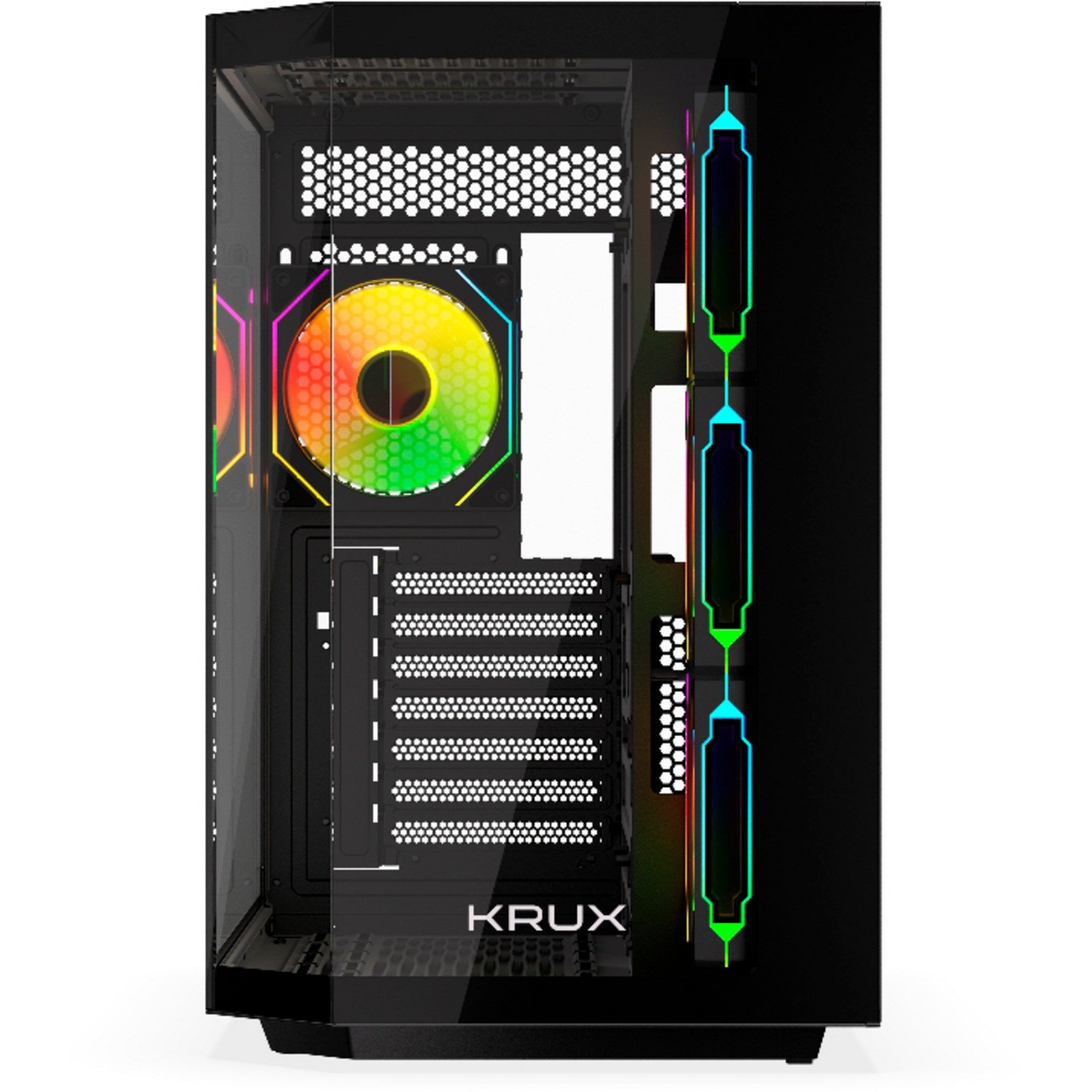 Krux PC-Gehäuse Krux Empero, Tower-Gehäuse, (Tempered Glass x 2)