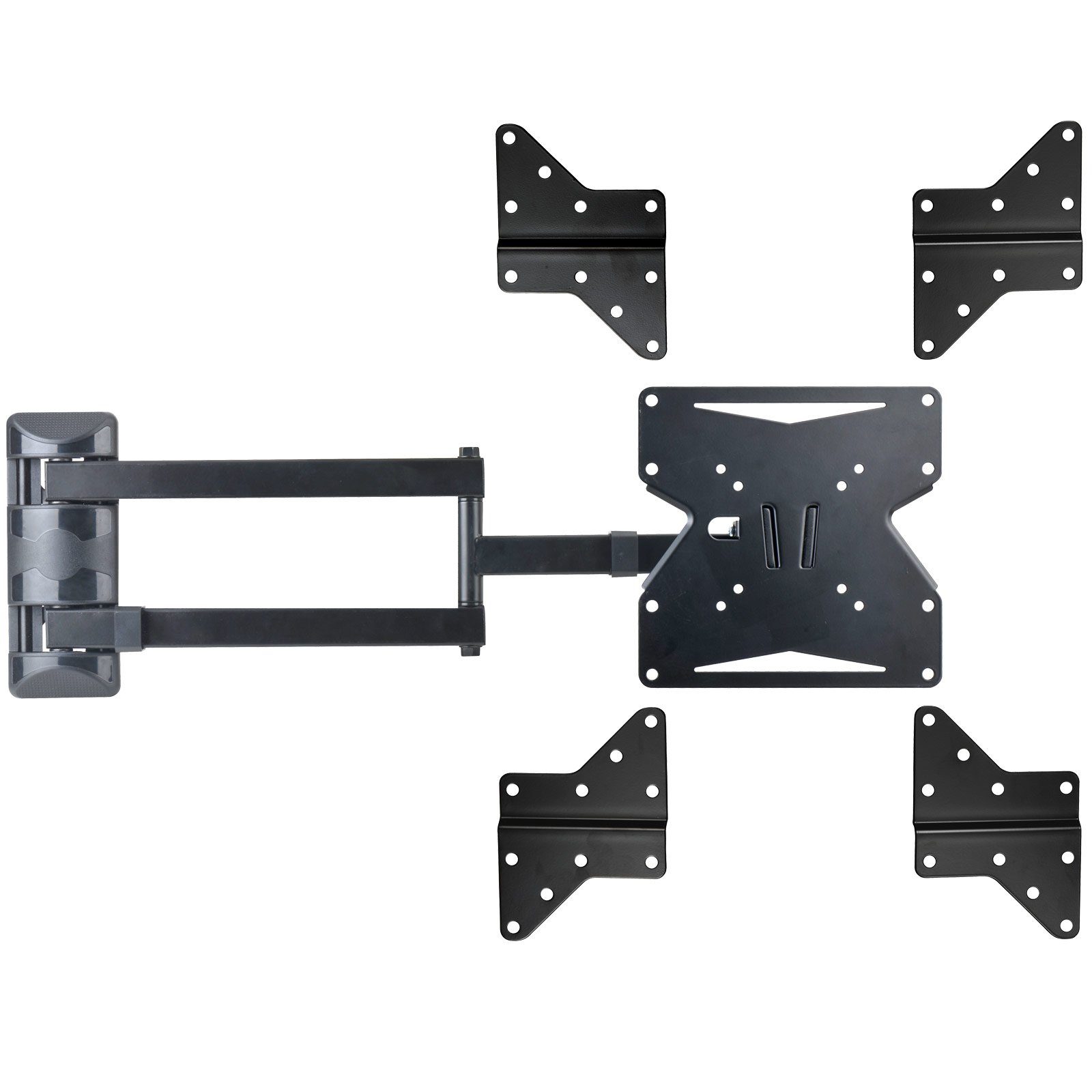 Drall Instruments TV-Wandhalterung S89B-AD7B, (bis 65 Zoll, 1-tlg., Universal Fernseher Halterung - Schwenkbar Neigbar - für 15-55 Zoll TV)