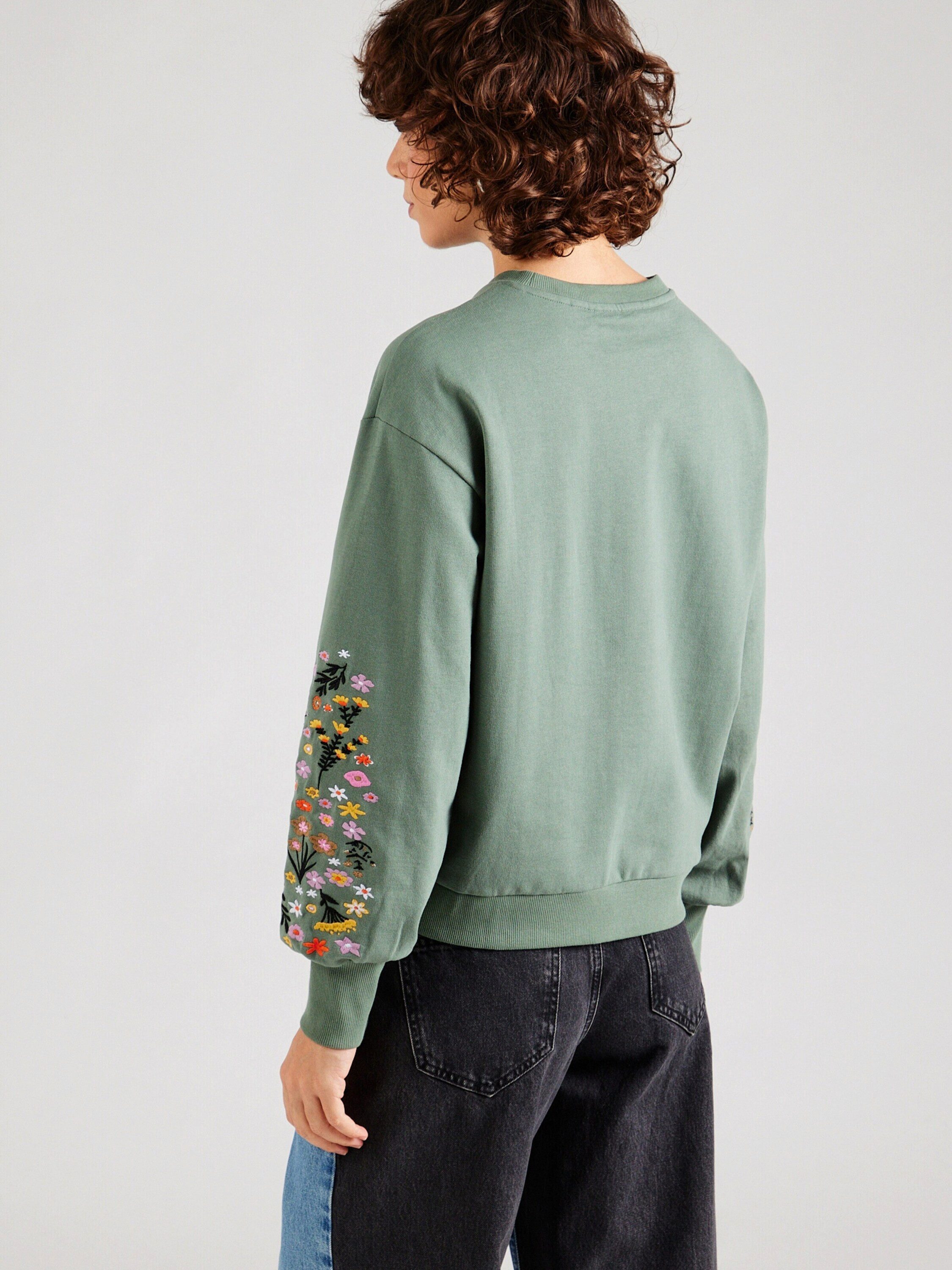 Vero Moda Sweatshirt VMSELIN (1-tlg) Stickerei