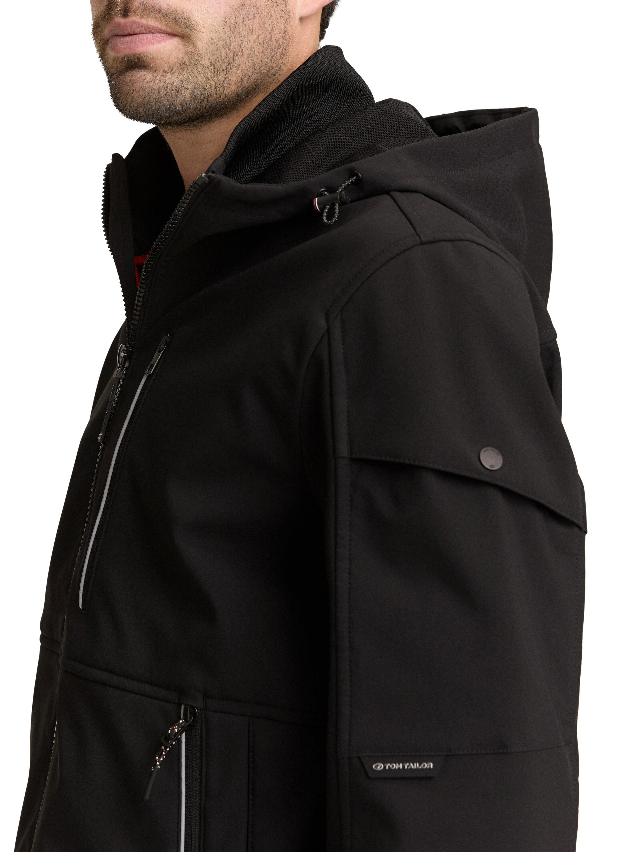 TOM TAILOR Softshelljacke mit Taschen