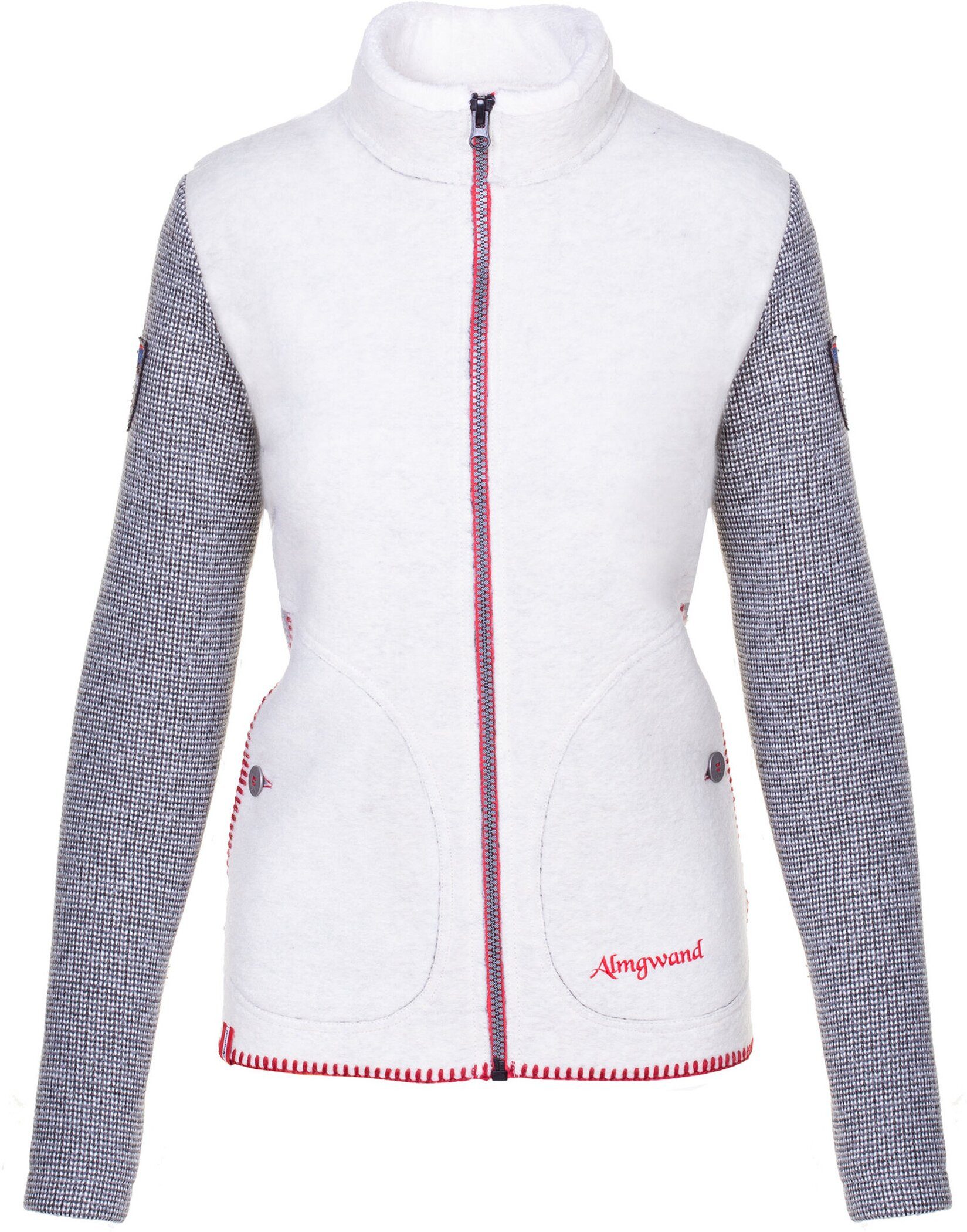 Almgwand Fleecejacke GERENSPITZE Beige-Grau