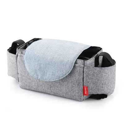 Amy too Kinderwagen-Tasche Babybag, praktische und schicke Kinderwagentasche mit Klettverschlüsse