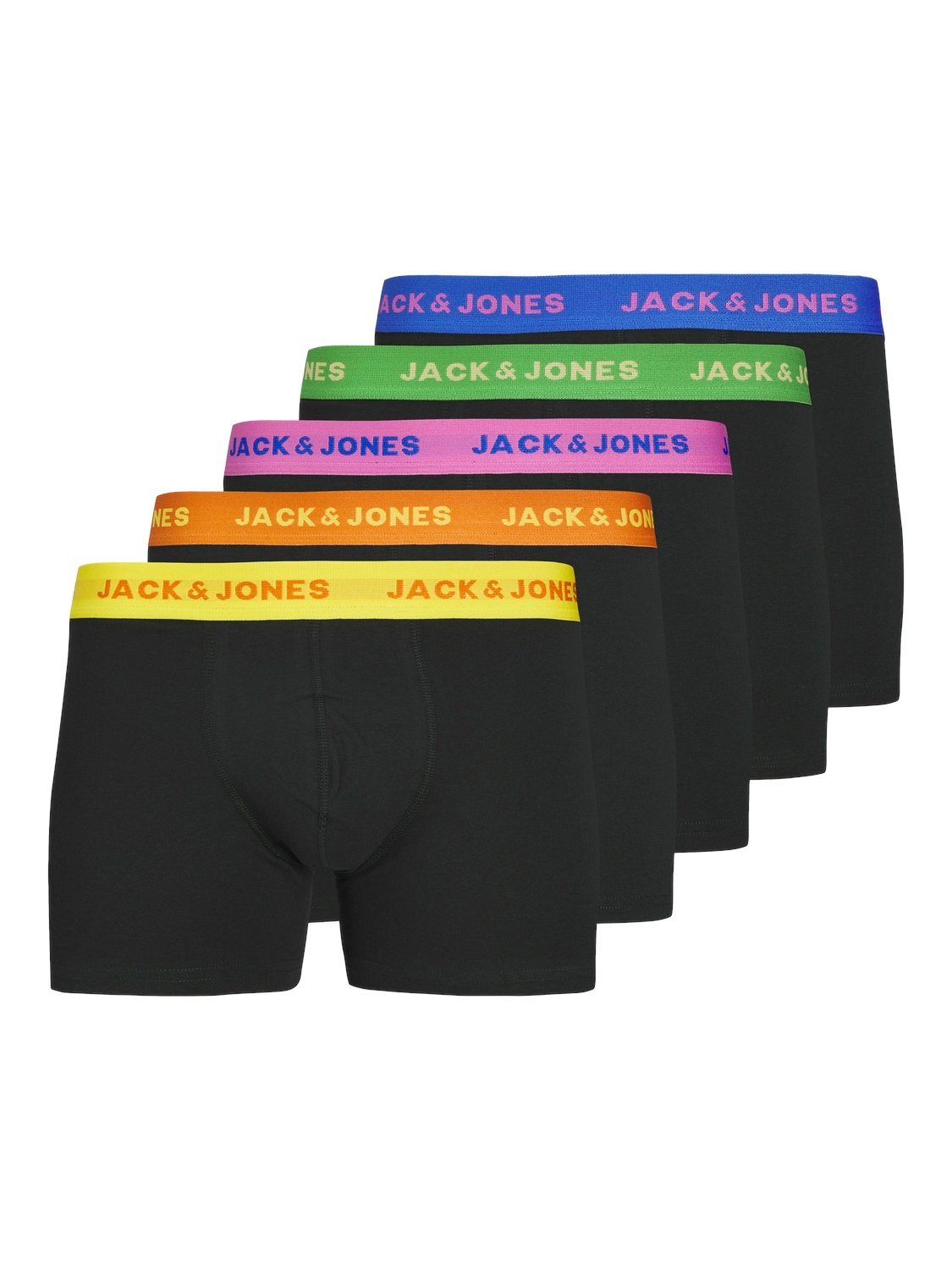 Jack & Jones Boxershorts JACLEO SOLID TRUNKS 5 PACK (Packung, 5-St)