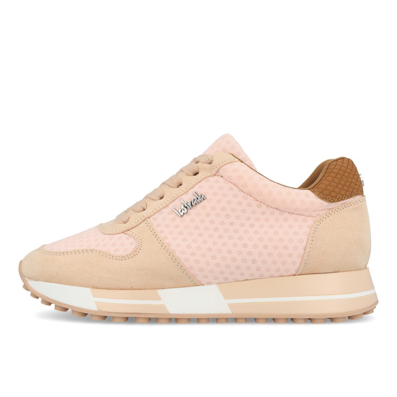 La Strada La Strada 2101457 Sneaker Damen Peach Micro Mesh Snake Sneaker