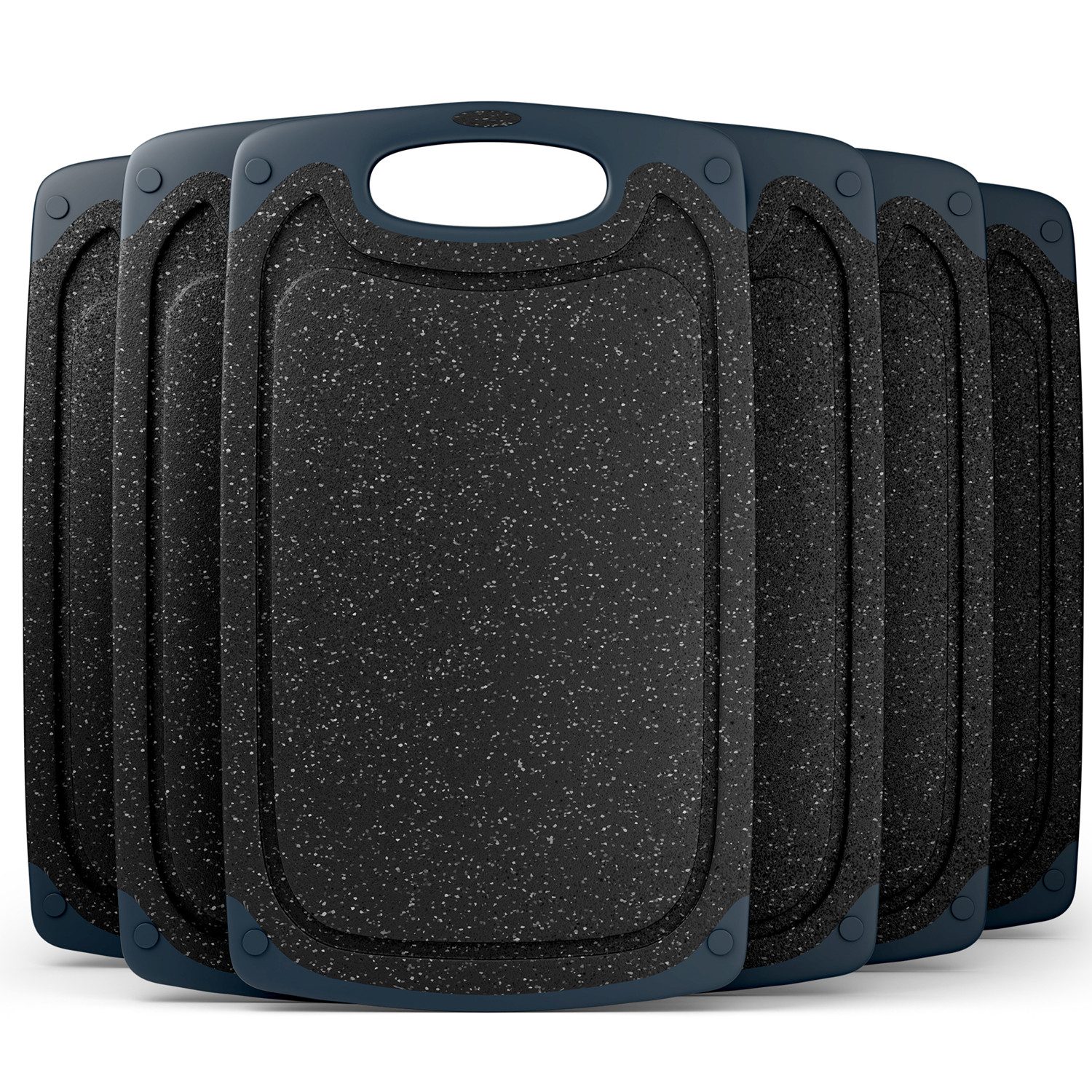 Blumtal Frühstücksbrett Blumtal Доски для завтраков Kunststoff 25x15 im Set spülmaschinenfest, (6-St)