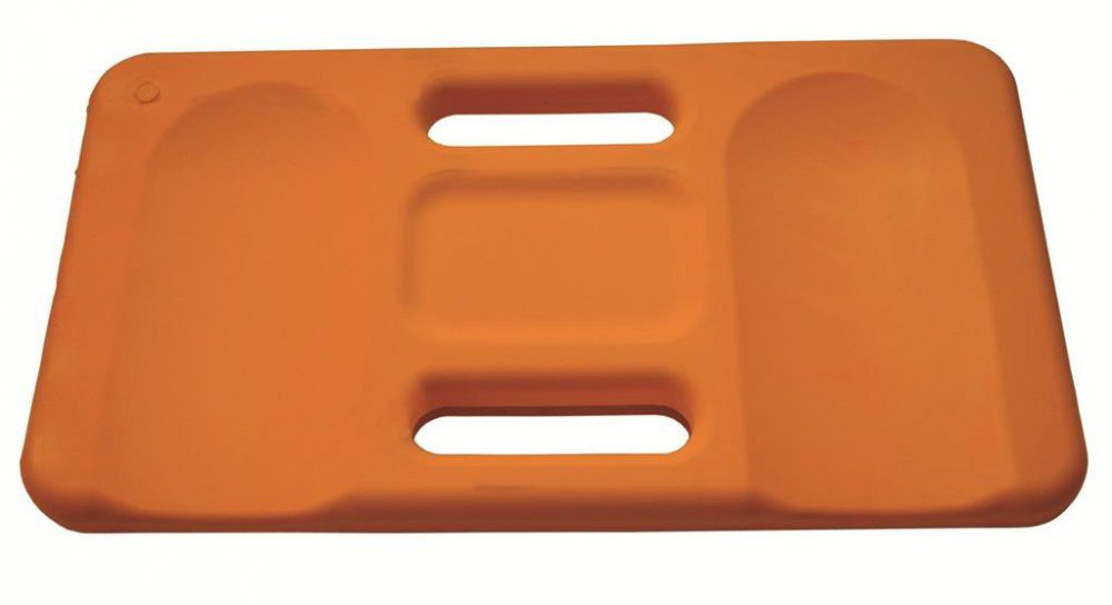WOHLTAT NIERHAUS Garten-Kniekissen Nierhaus Подушка для колін Nr. 46 250 x 440 x 30 mm Orange, Rückseitig auch als Sitzkissen zu verwenden