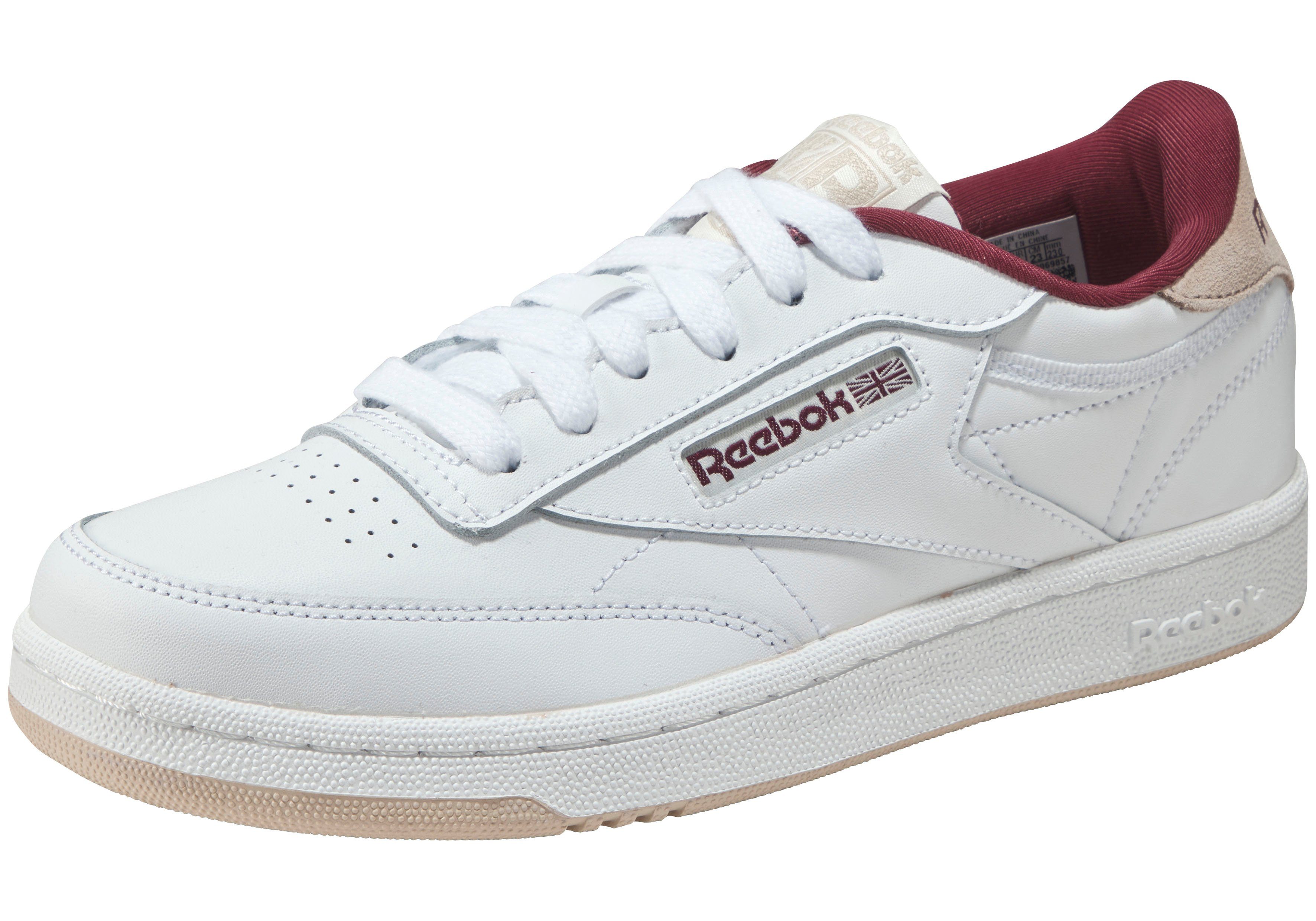 Reebok Classic CLUB C weiß-rot Sneaker