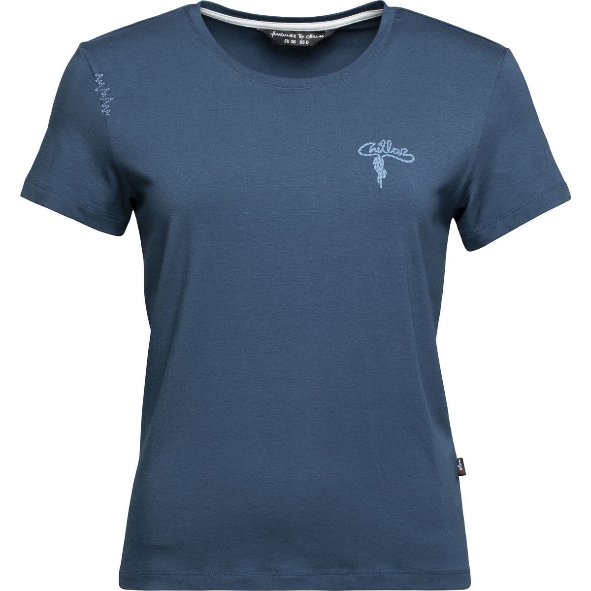 Chillaz Kurzarmshirt Iseo Mountain Logo Jugendlicher Stil und Nachhaltigkeit vereint in einem weichen