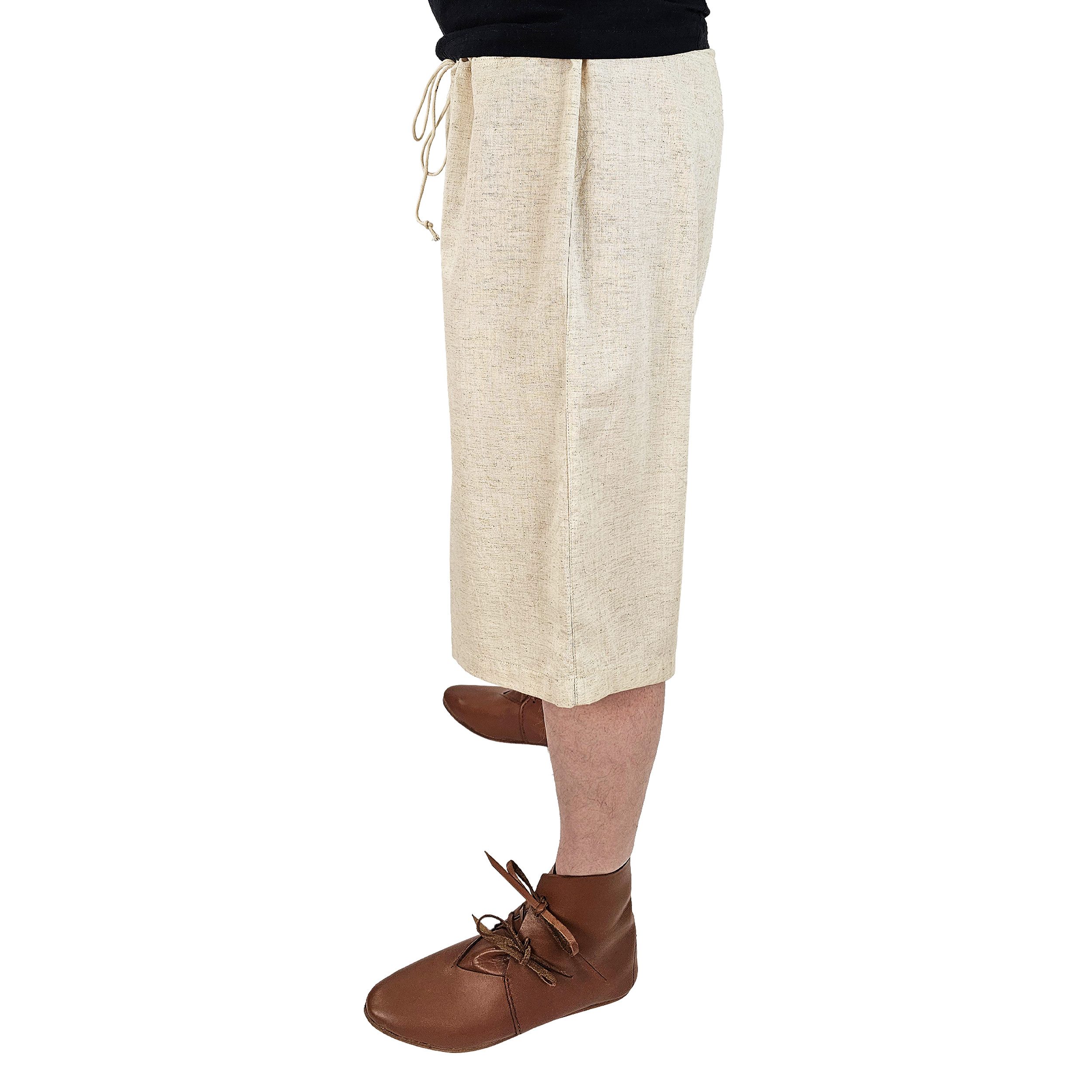 Vehi Mercatus Wikinger-Kostüm Klassische Mittelalter Bruche oder Brouch Natur "Gunter"