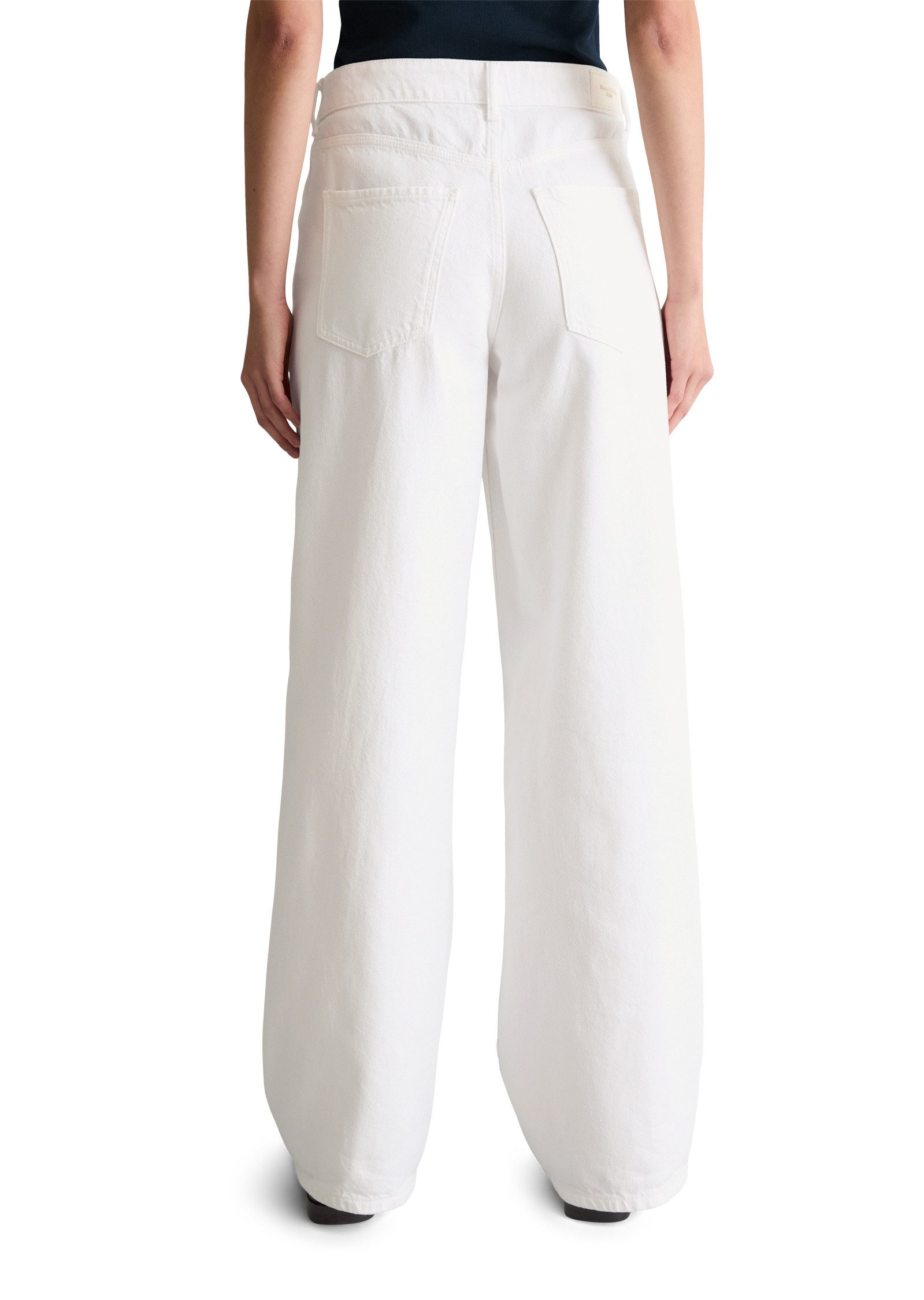 Marc O'Polo DENIM Weite Jeans aus weichem Organic-Cotton-Lyocell-Mix