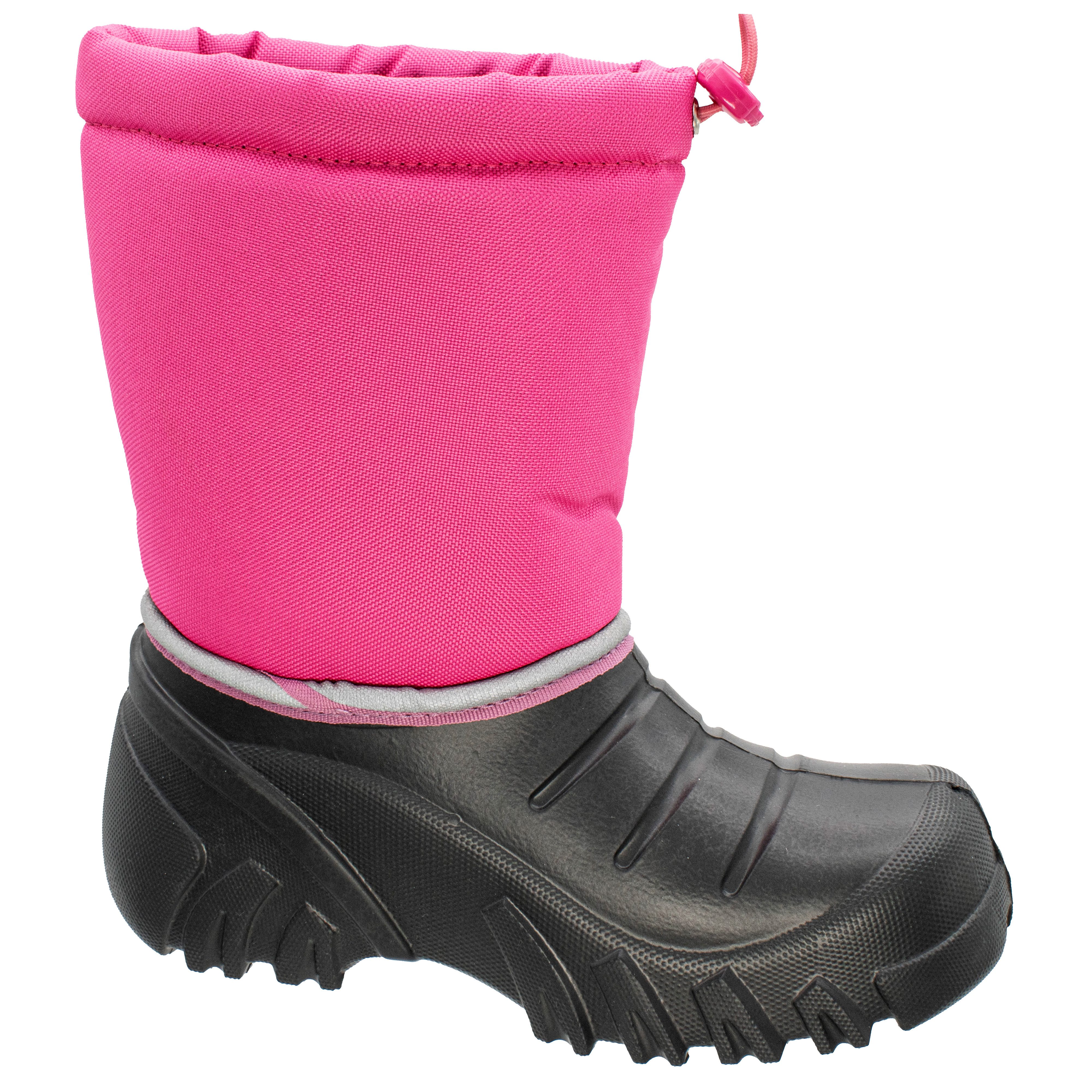Fischer-Markenschuh Nick Snowboots aus PU und Mesh, Gummizug zum befestigen